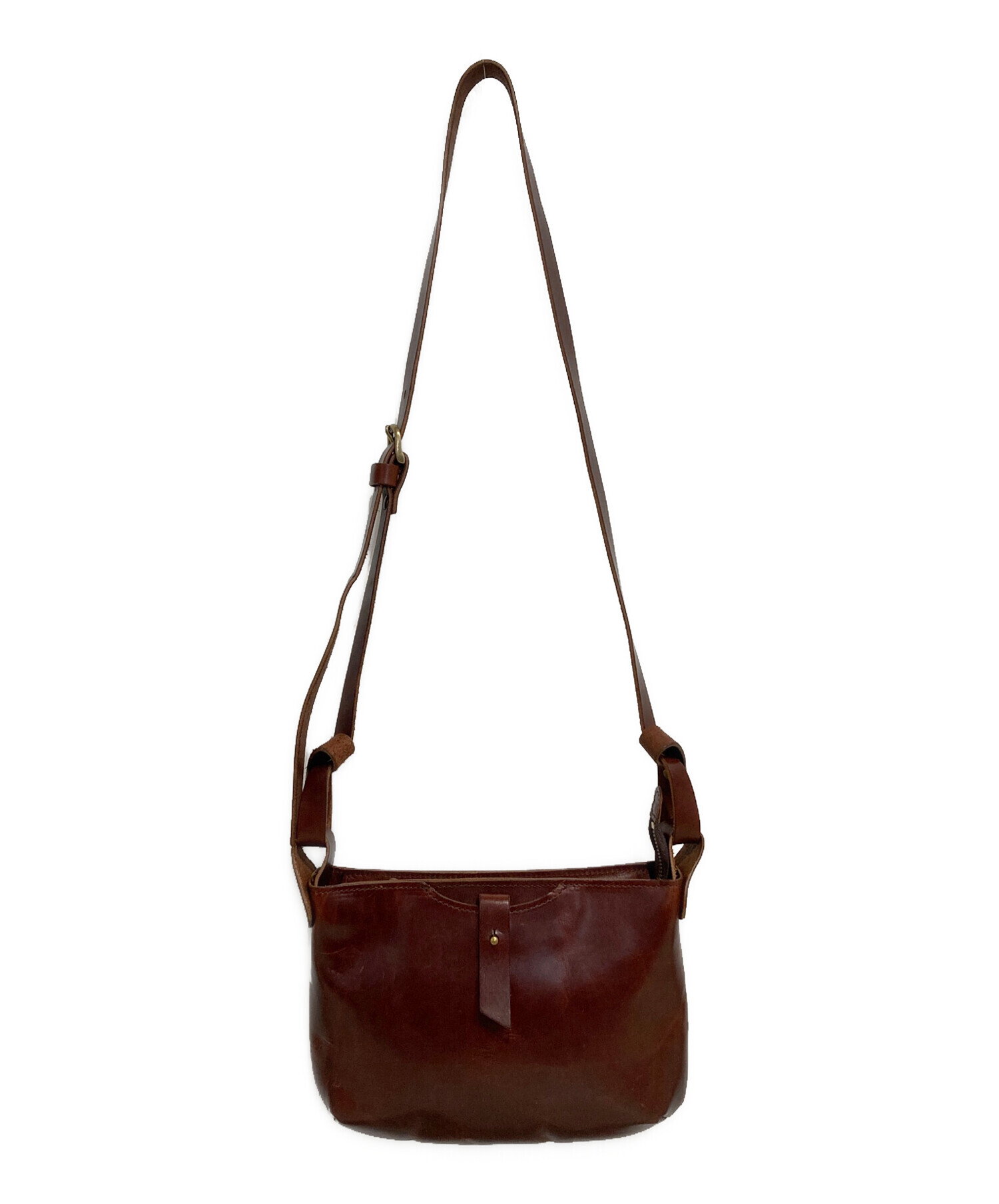 中古・古着通販】SLOW&CO (スロウアンドコー) レザーショルダーバッグ