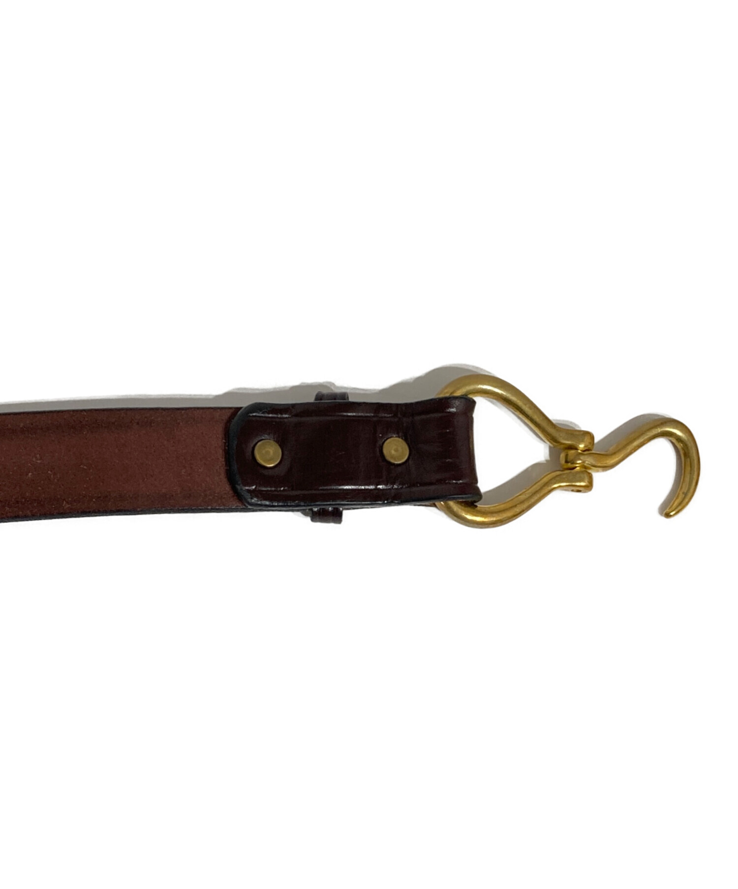 中古・古着通販】TORY LEATHER (トリーレザー) ベルト ブラウン サイズ