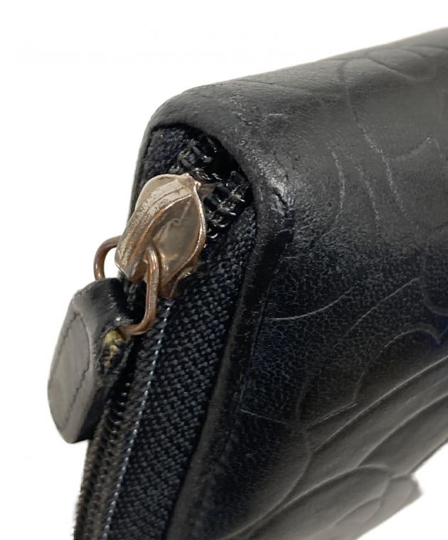 中古・古着通販】CHANEL (シャネル) カメリアラウンドファスナー財布