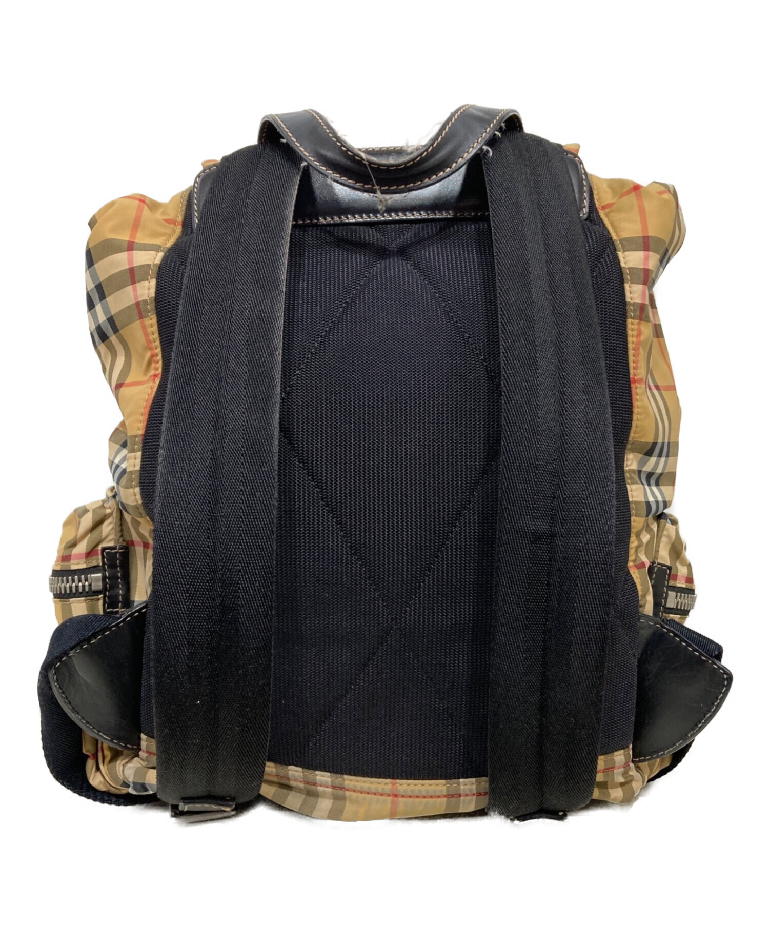 中古・古着通販】BURBERRY (バーバリー) ナイロンノバチェックバック