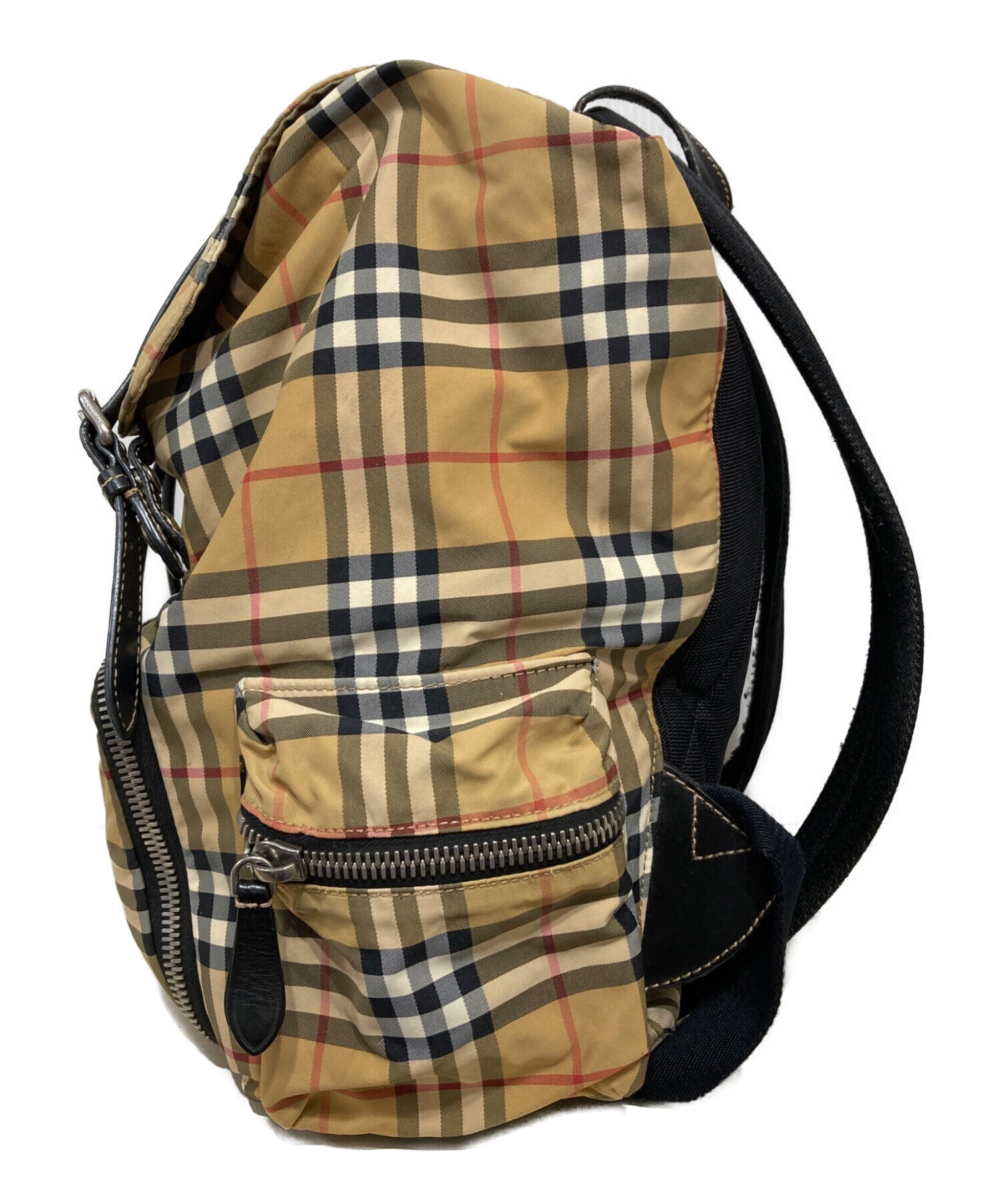 中古・古着通販】BURBERRY (バーバリー) ナイロンノバチェックバック