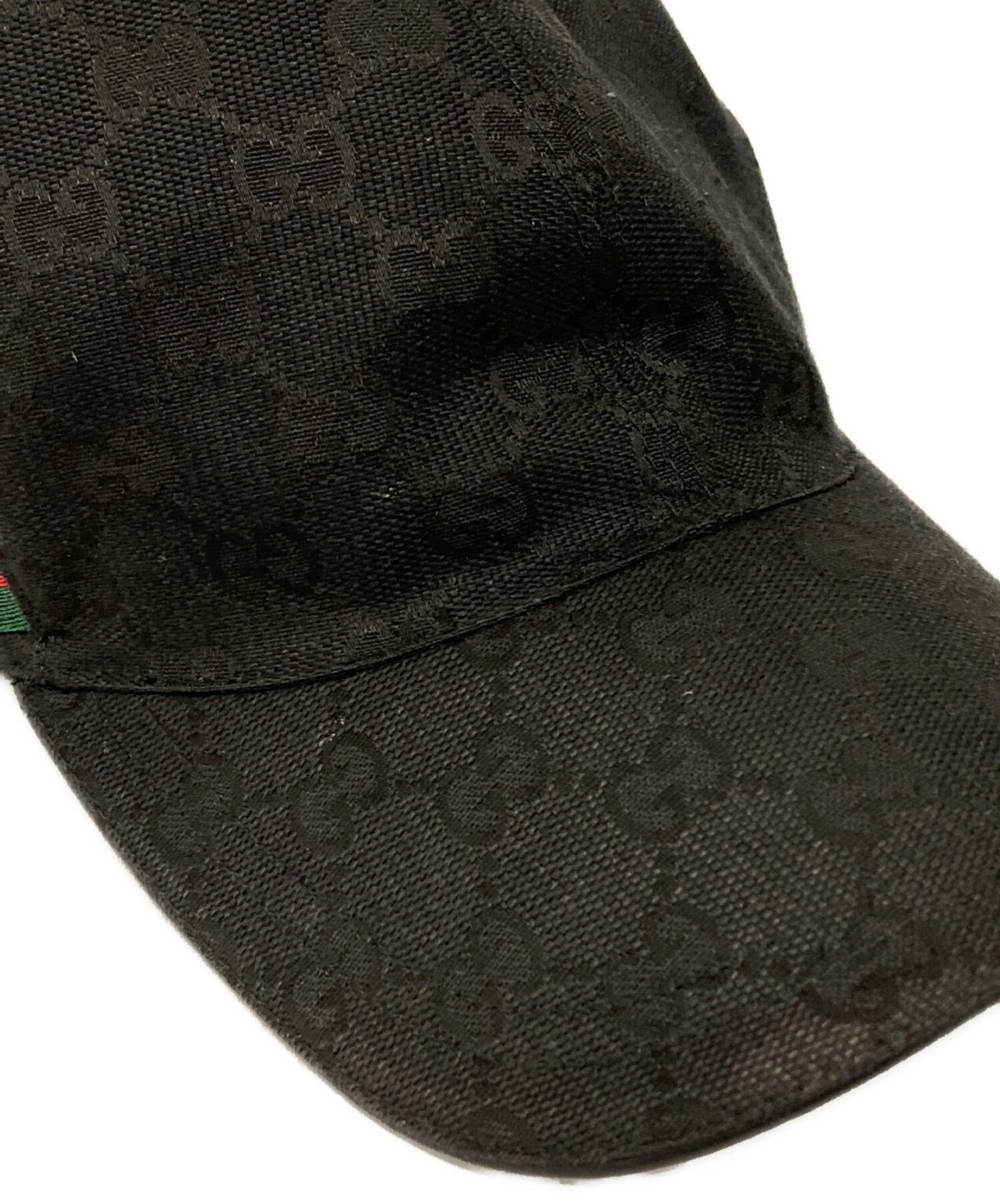 グッチ　キャップ　サイズL 　ブラック 中古・古着通販】GUCCI (グッチ) キャップ ブラック サイズ:L/59