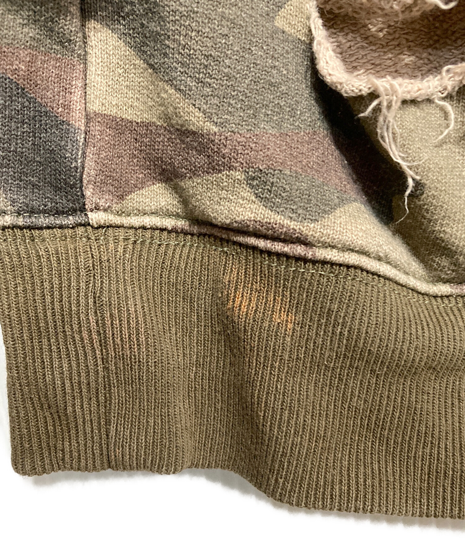 中古・古着通販】JUN NAKAYAMA (ジュンナカヤマ) DISTRESSED CREWNECK