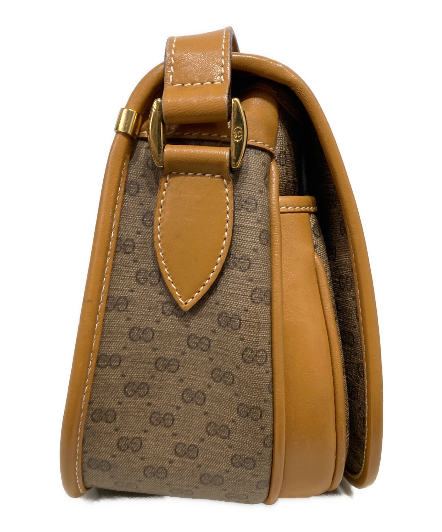 グッチ✨ショルダーバッグ 2way GGスプリーム　インターロッキング 中古・古着通販】GUCCI (グッチ) インターロッキングマイクロGG