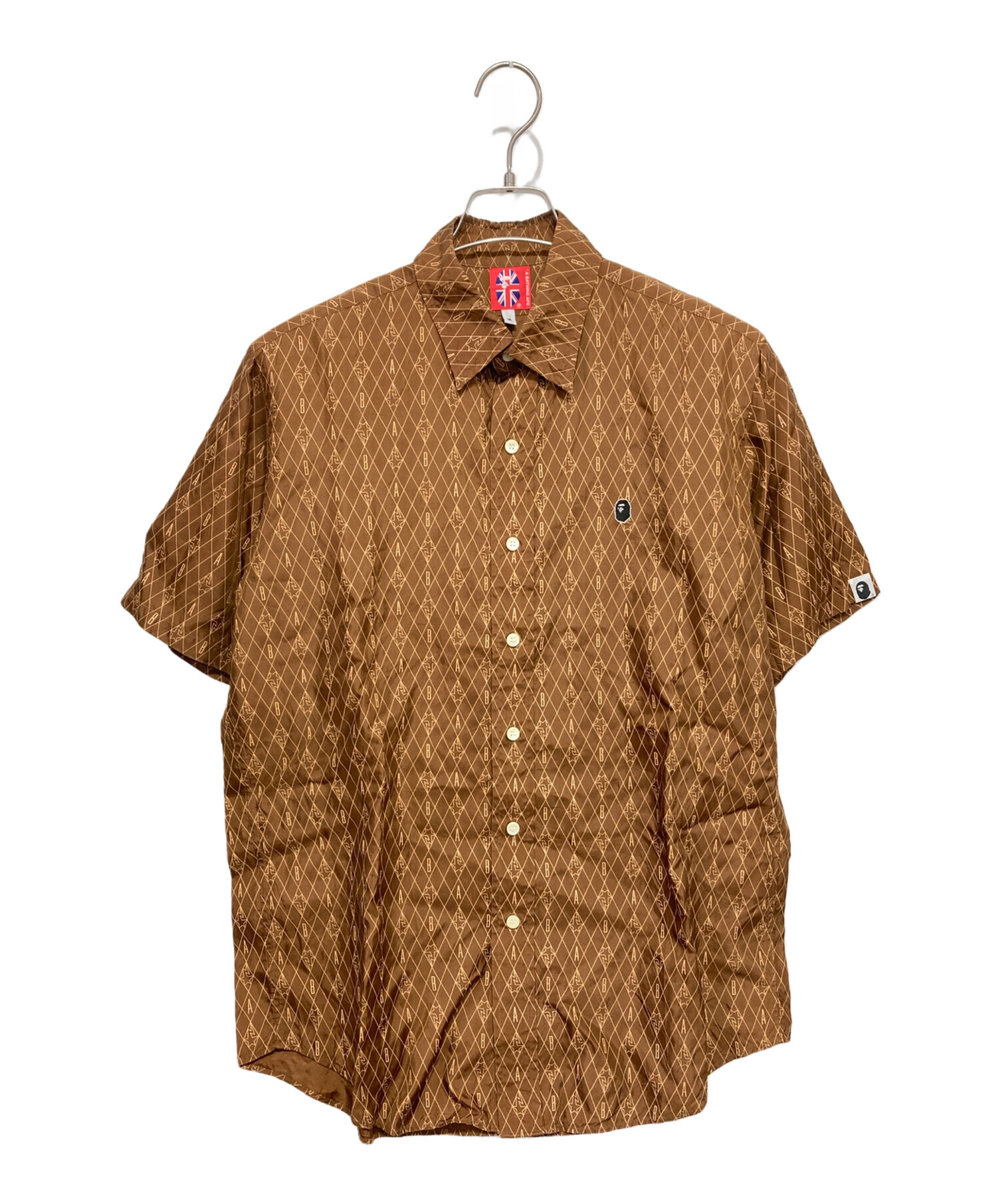 中古・古着通販】A BATHING APE (アベイシングエイプ) 半袖シャツ 
