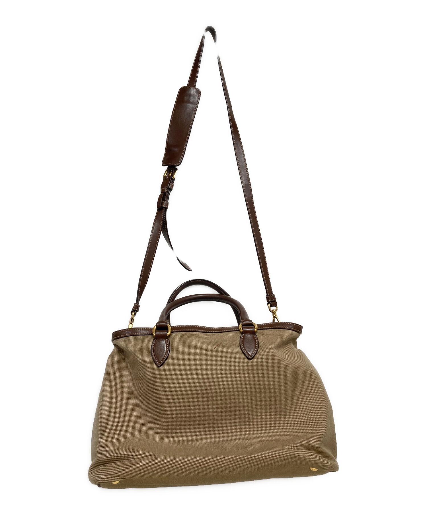 中古・古着通販】PRADA (プラダ) ロゴジャガード ハンドバッグ