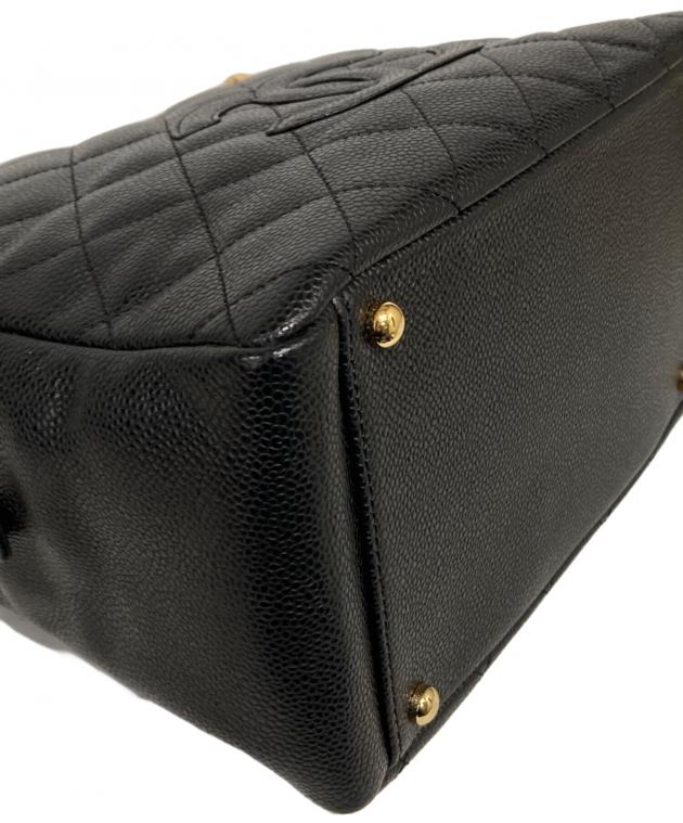 CHANEL ケース ブラック キャビアスキン　中古品 中古・古着通販】CHANEL (シャネル) キャビアスキンチェーンショルダー
