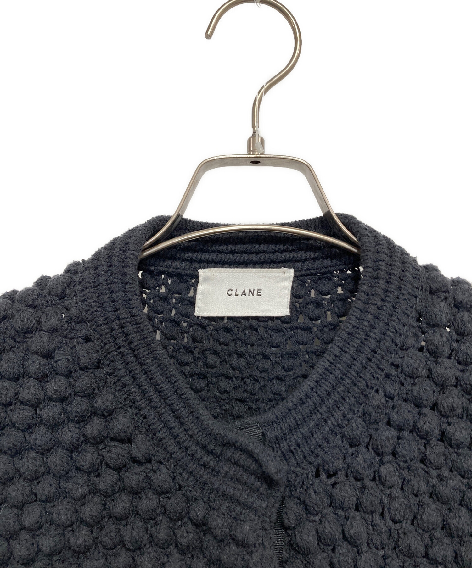中古・古着通販】CLANE (クラネ) スリーディー ハーフスリーブ ニット