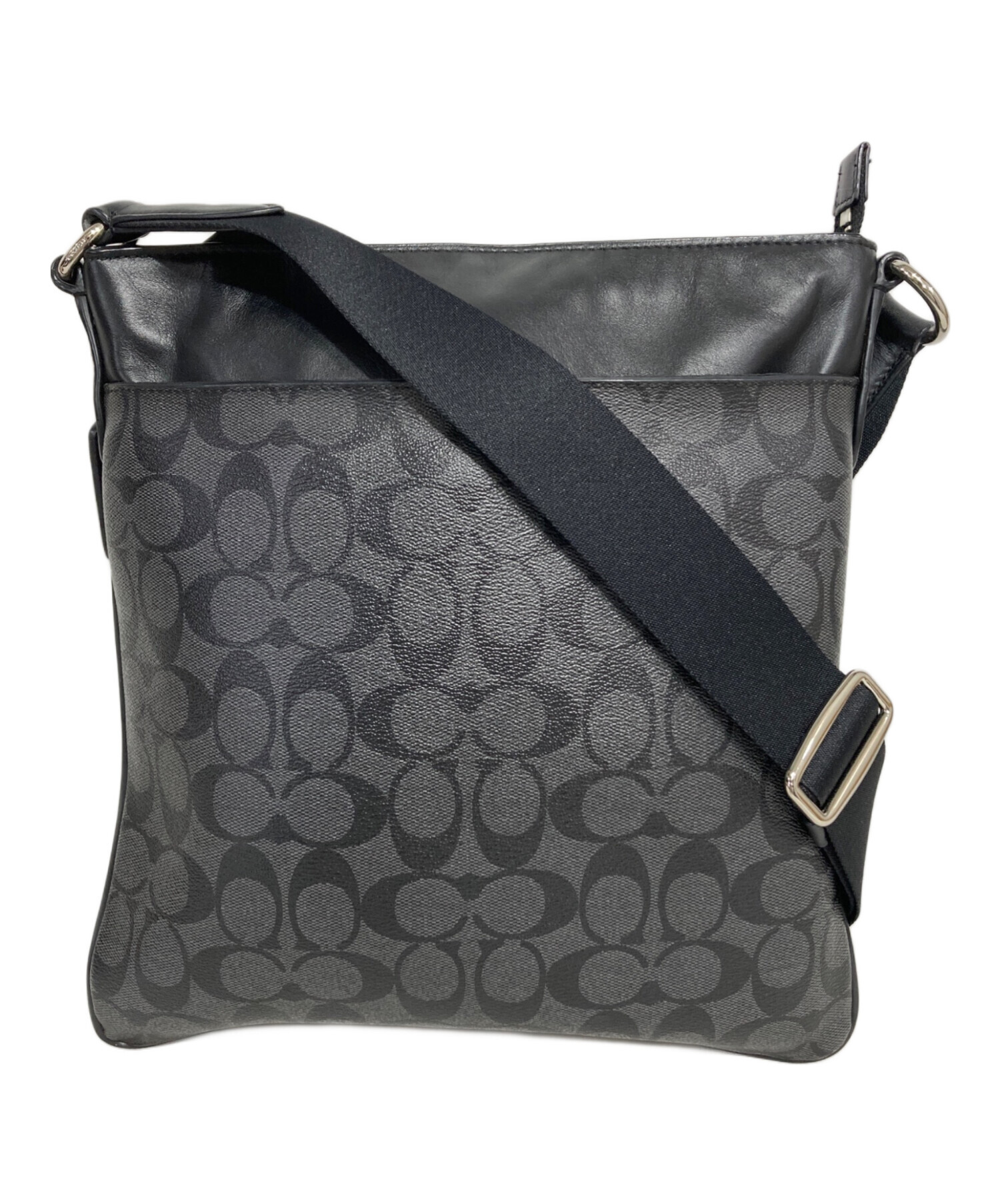 コーチ シグネチャー ショルダーバッグ メンズ 【中古】 中古・古着通販】COACH (コーチ) シグネチャーショルダーバッグ