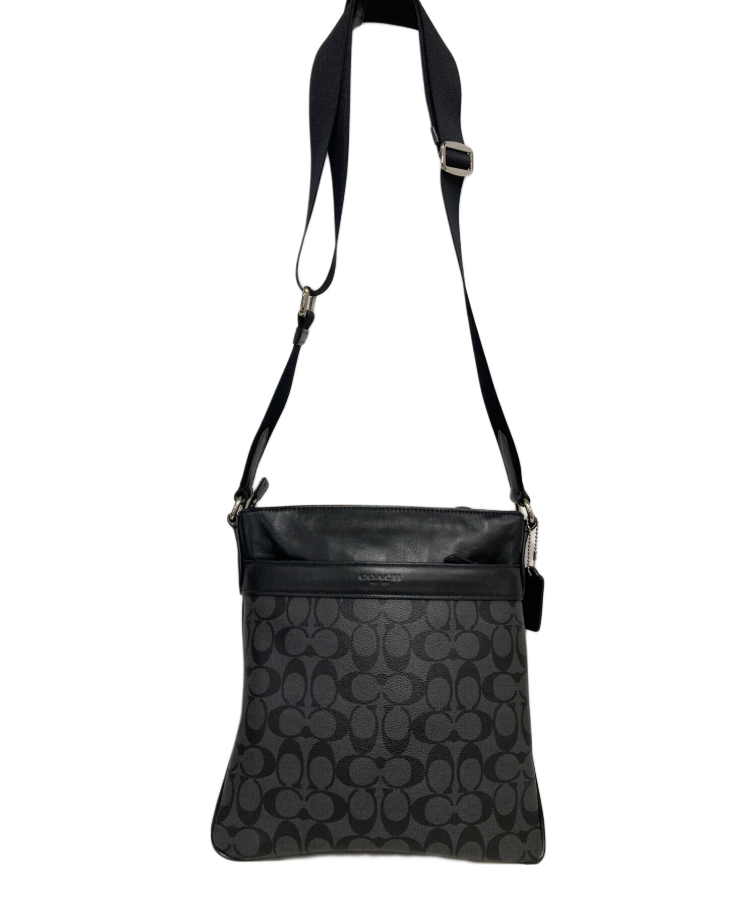 中古・古着通販】COACH (コーチ) シグネチャーショルダーバッグ
