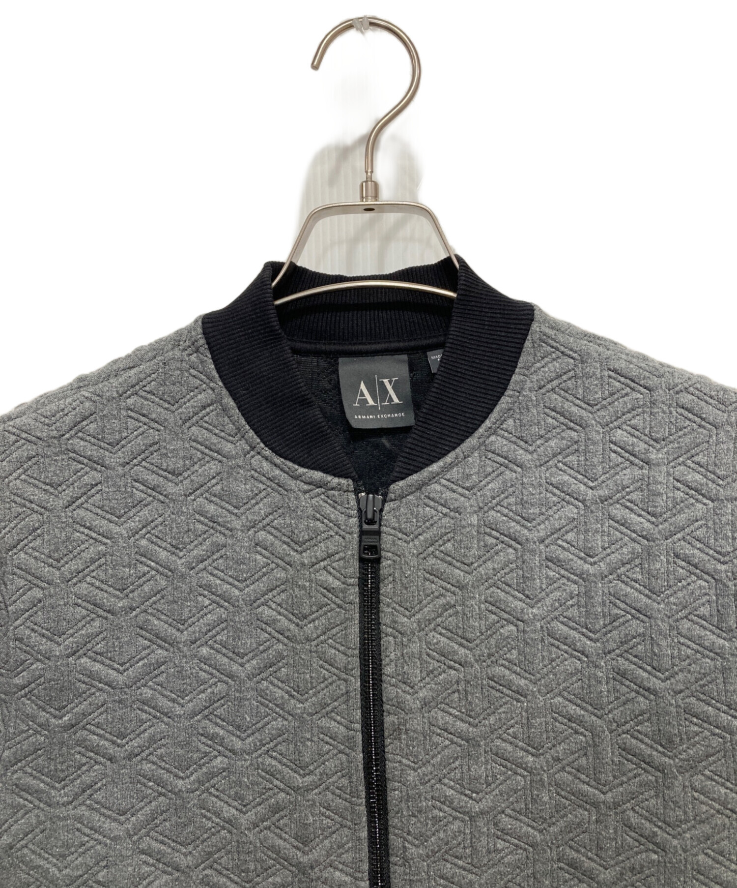 EMPORIO ARMANI ブルゾン（その他） 44(XS位) グレー 【古着】【中古】 中古・古着通販】ARMANI EXCHANGE (アルマーニ エクスチェンジ) ジップ
