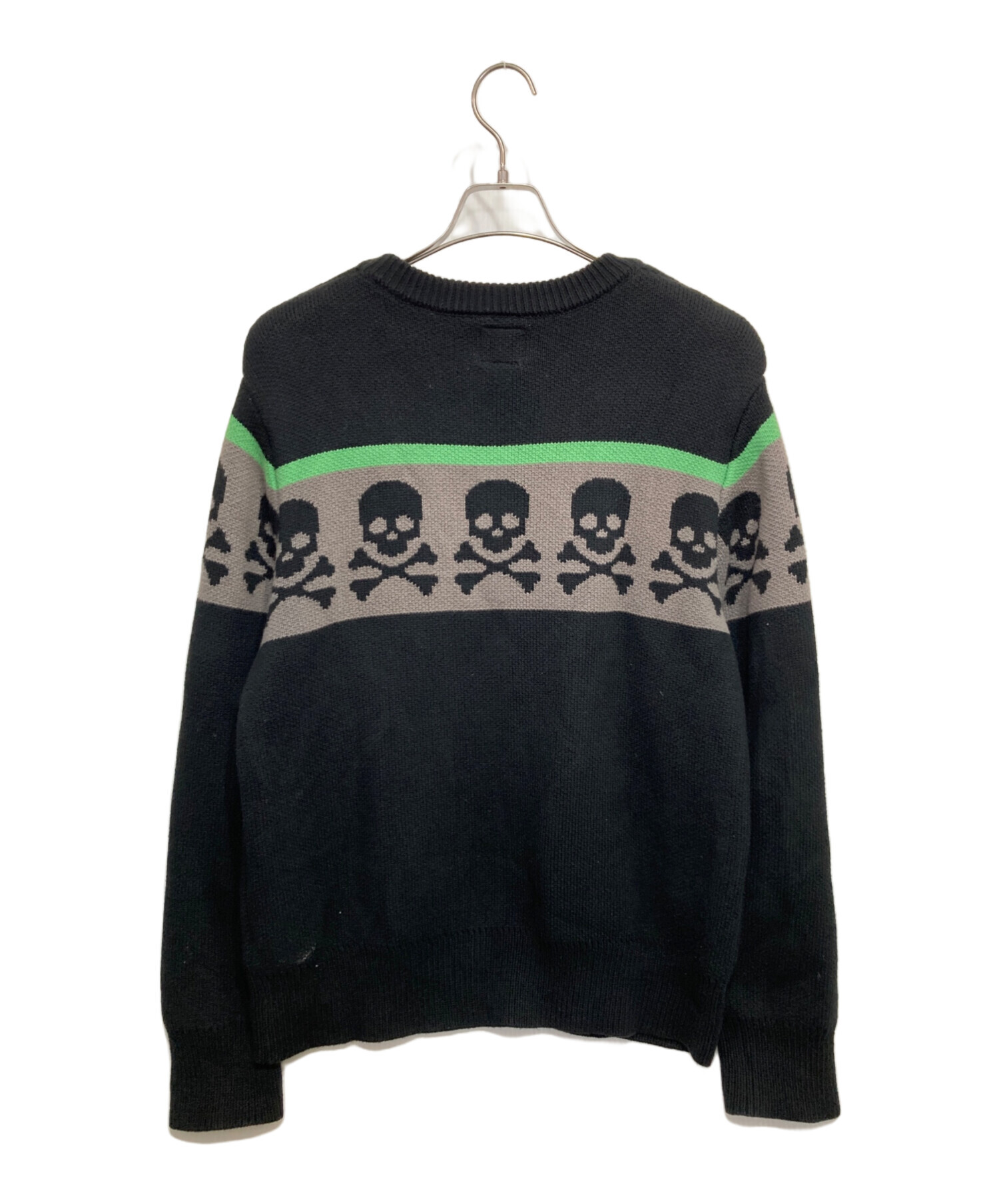 ec melodi Tシャツ 黒 Mサイズ 中古・古着通販】ec melodi (イーシー メロディ) Heavy Knit Skull