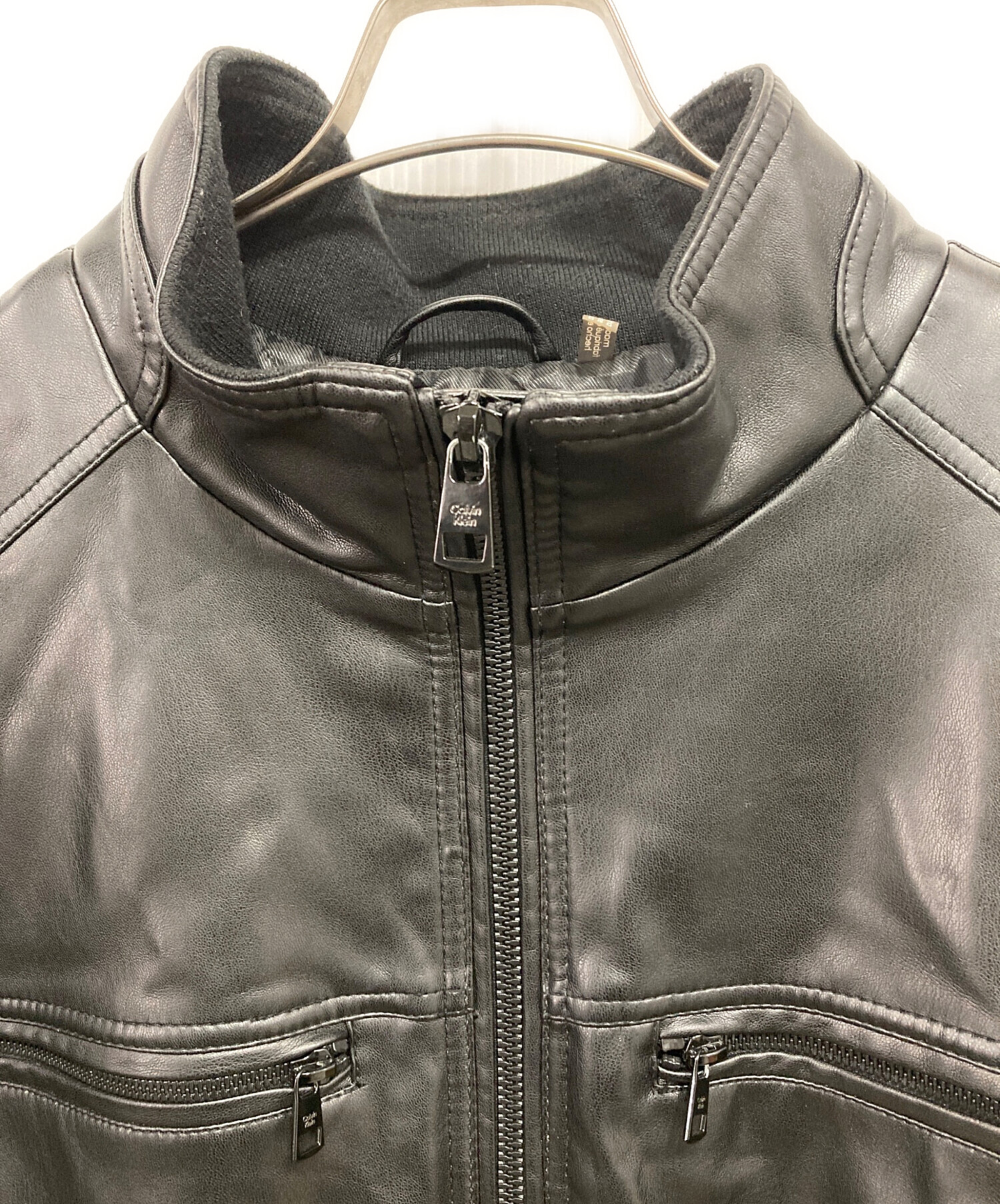 中古・古着通販】Calvin Klein (カルバンクライン) フェイクレザー