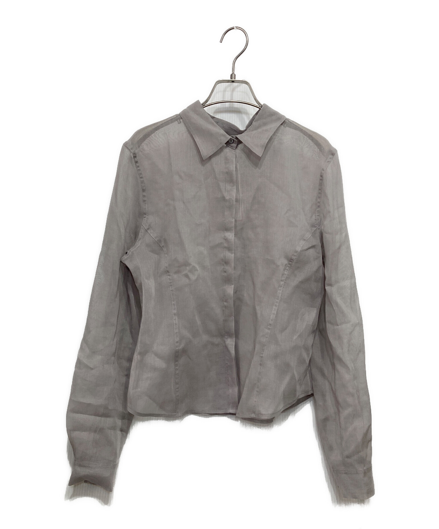 中古・古着通販】AMOMENTO (アモーメント) SHEER SLIM RT SHIRTS 