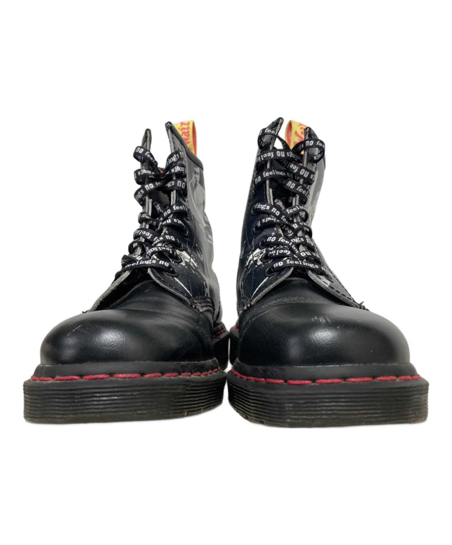 ★ドクターマーチン　８ホールブーツ　ヒンキーモデル　スマイリーフェイス　UK6 中古・古着通販】Dr.Martens (ドクターマーチン) 8ホールブーツ