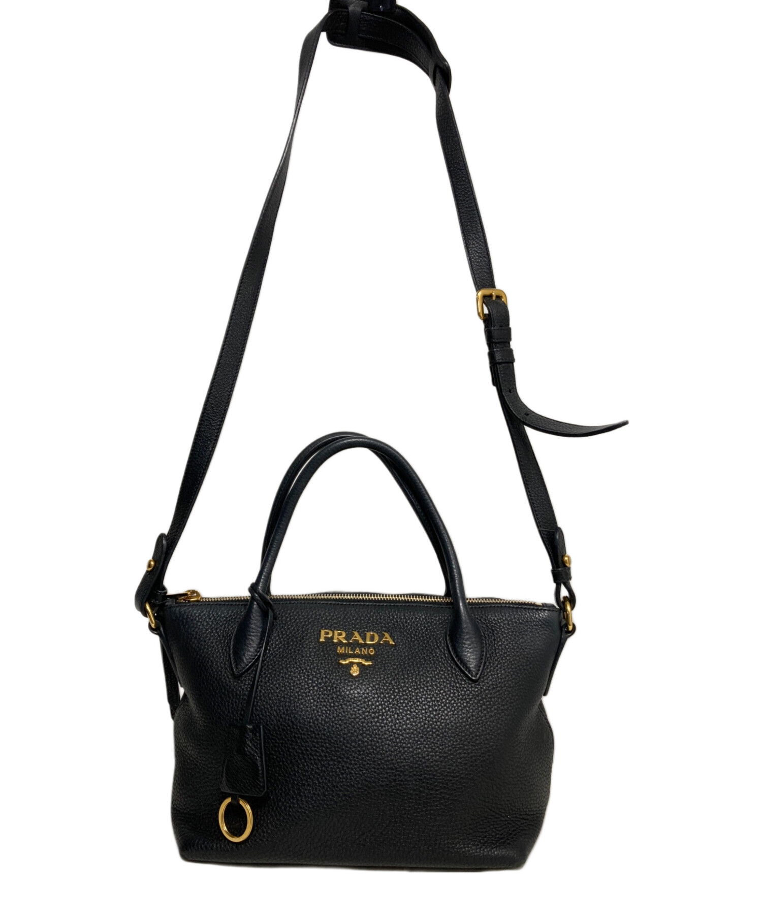 中古・古着通販】PRADA (プラダ) 2WAYショルダーバッグ ブラック
