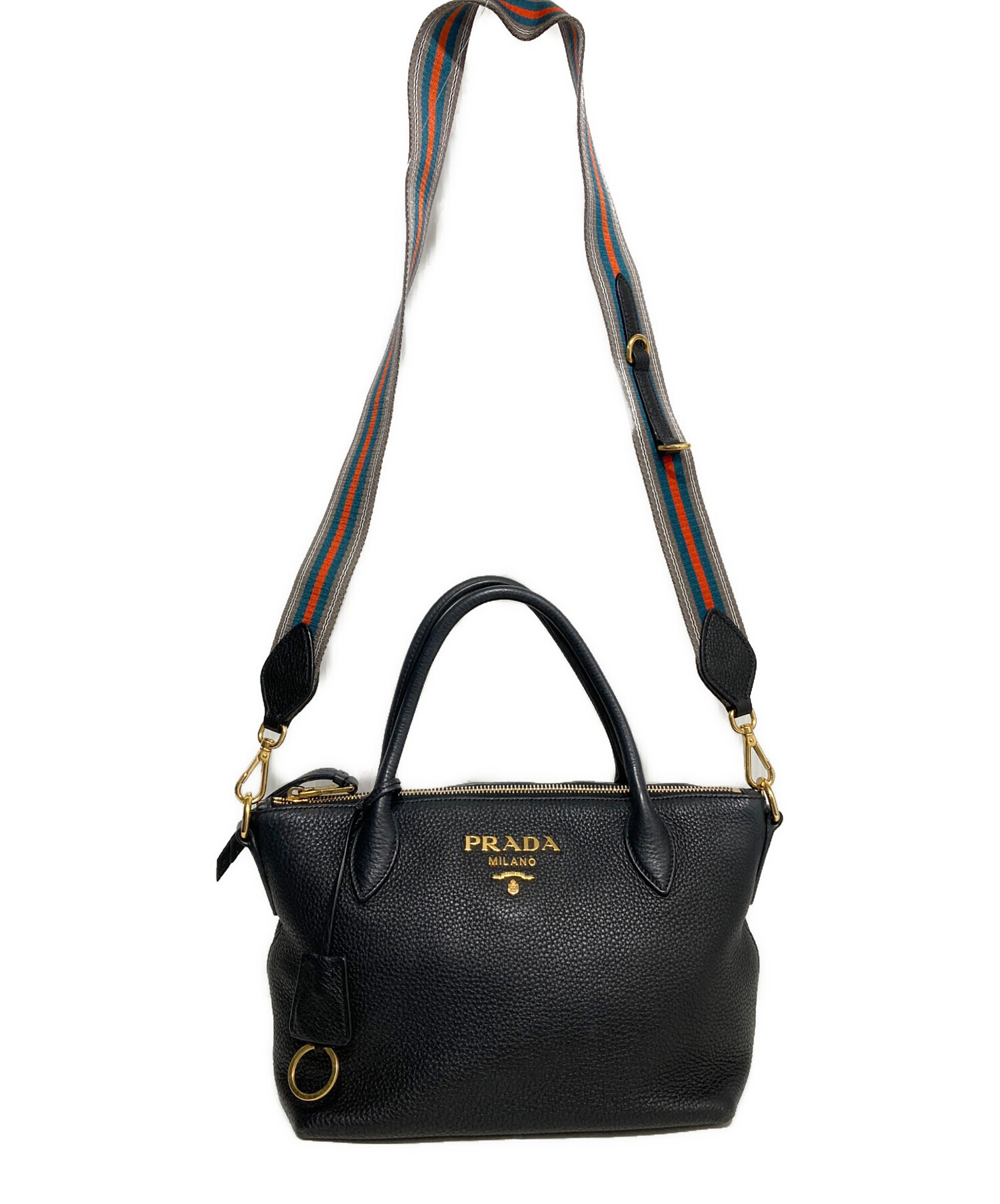 中古・古着通販】PRADA (プラダ) 2WAYショルダーバッグ ブラック