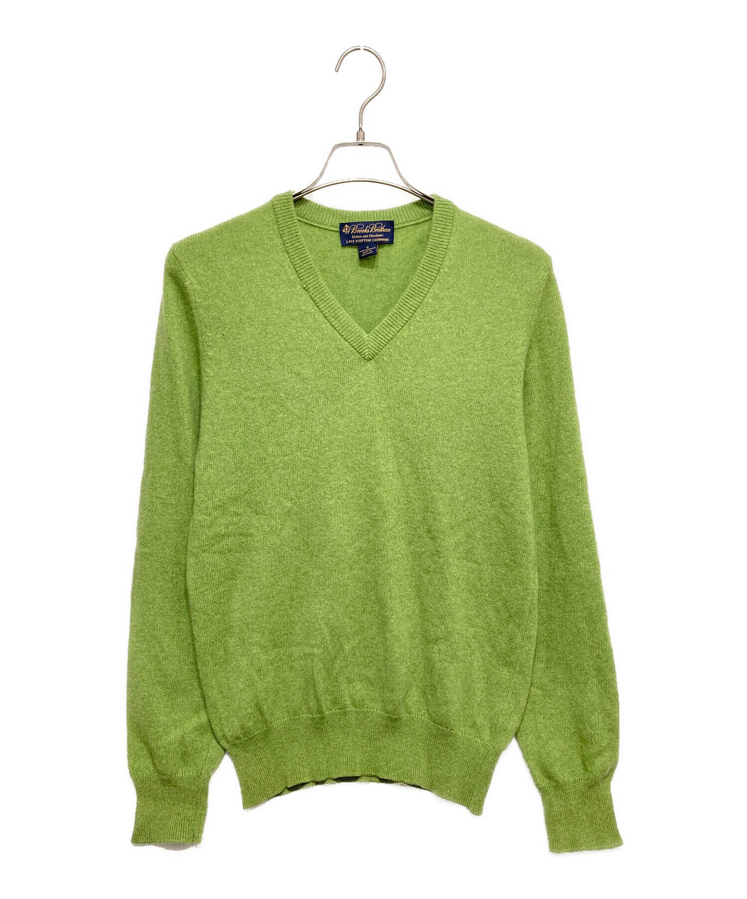 BROOKS BROTHERS 80s コットンニット　グリーン　アメリカ製 BROOKS BROTHERS 80s コットンニット グリーン アメリカ製 BROOKS