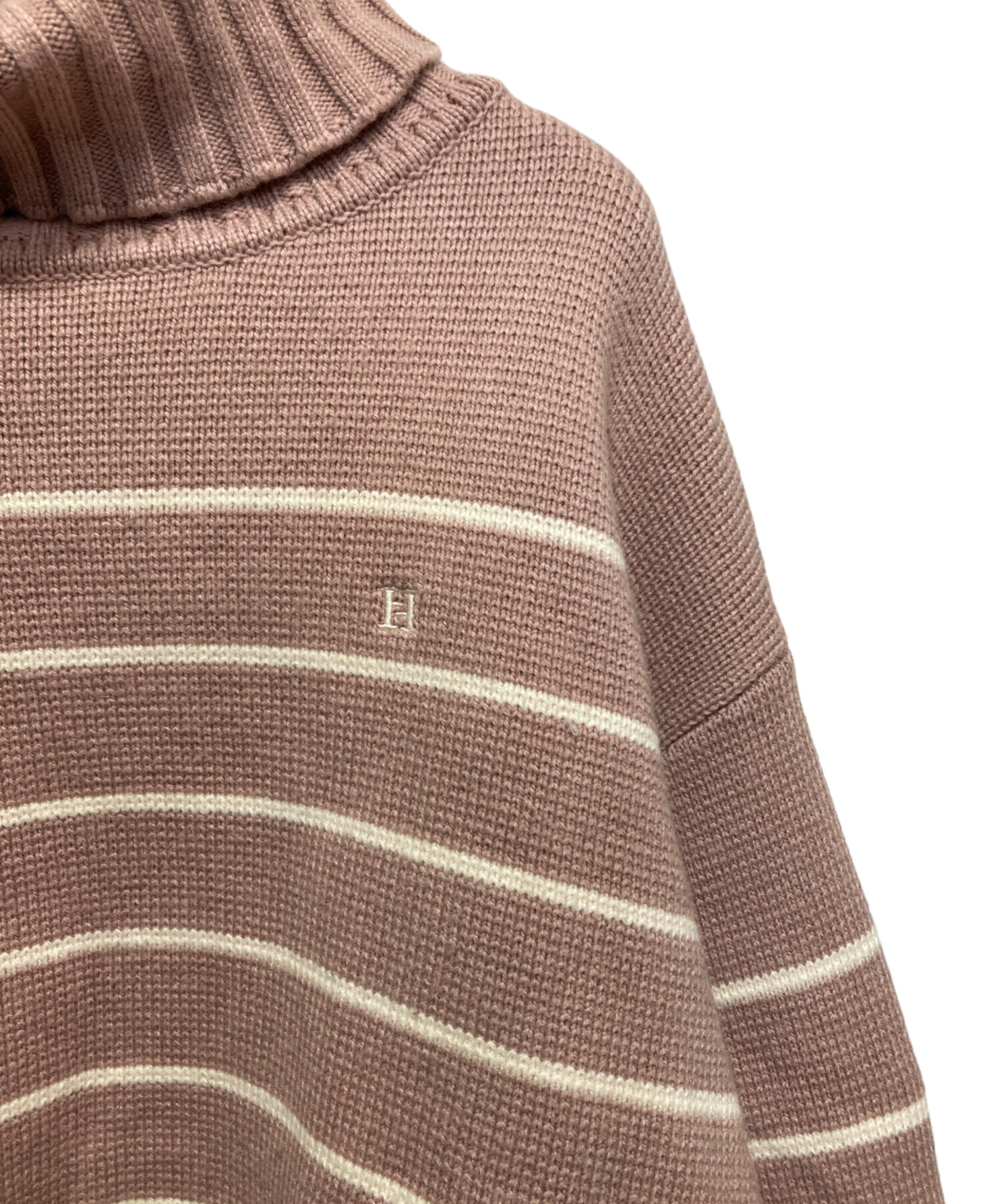 中古・古着通販】HER LIP TO (ハーリップトゥ) Striped Turtleneck 