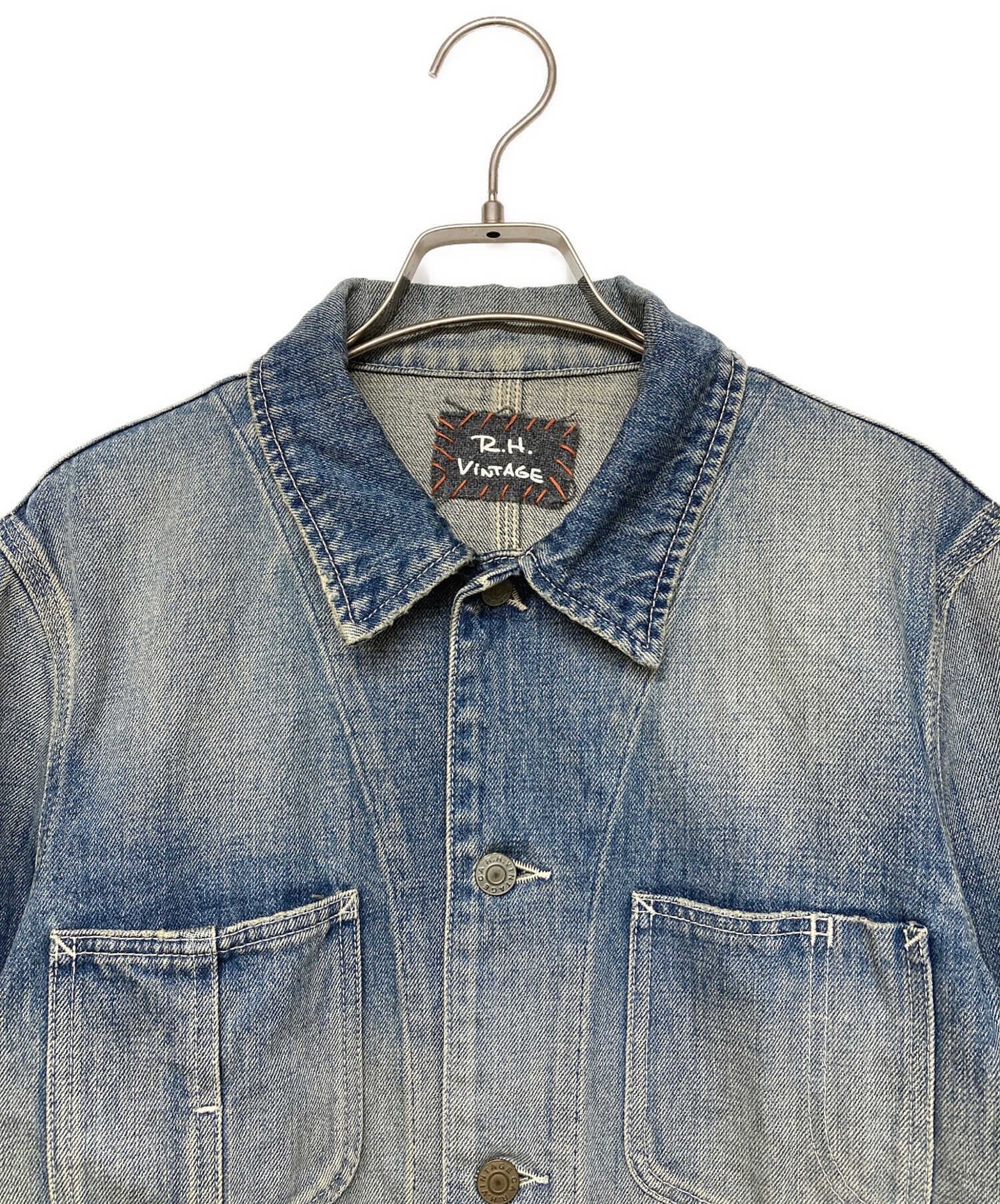 R.H. VINTAGE インディゴ デニムジャケット♡ 中古・古着通販】R.H.Vintage (ロンハーマン・ヴィンテージ) デニム