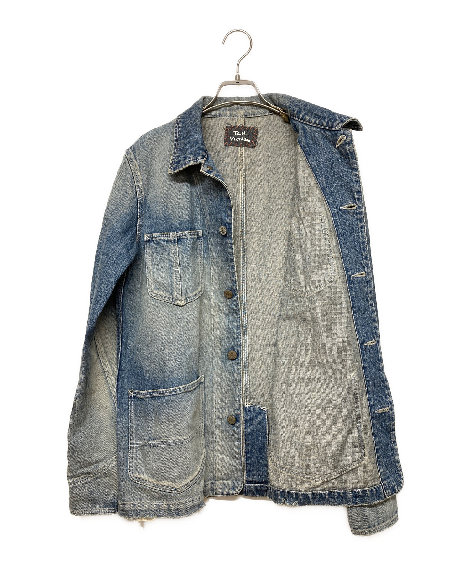 R.H. VINTAGE インディゴ デニムジャケット♡ 中古・古着通販】R.H.Vintage (ロンハーマン・ヴィンテージ) デニム