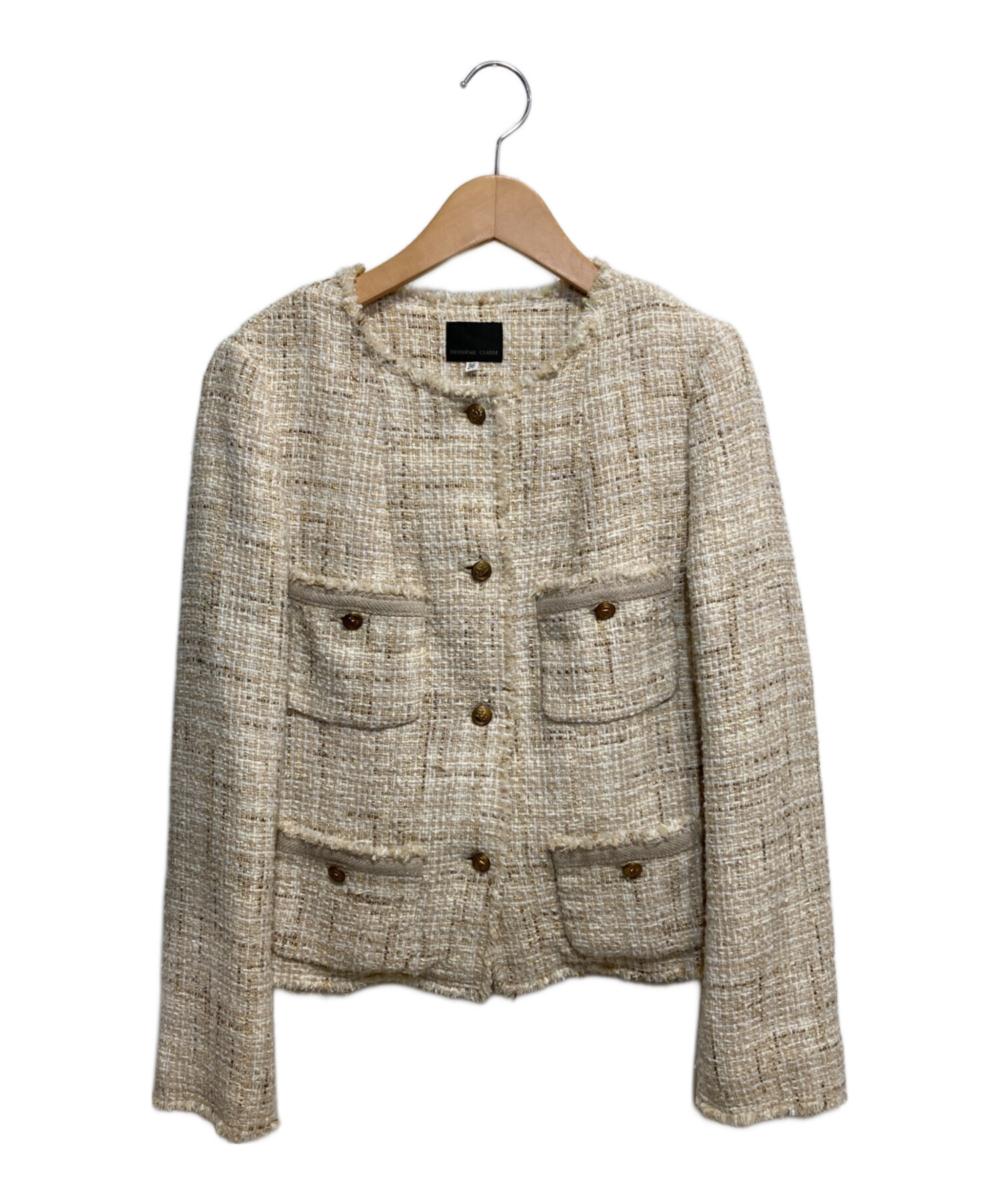 中古・古着通販】DEUXIEME CLASSE (ドゥーズィエム クラス) ツイード