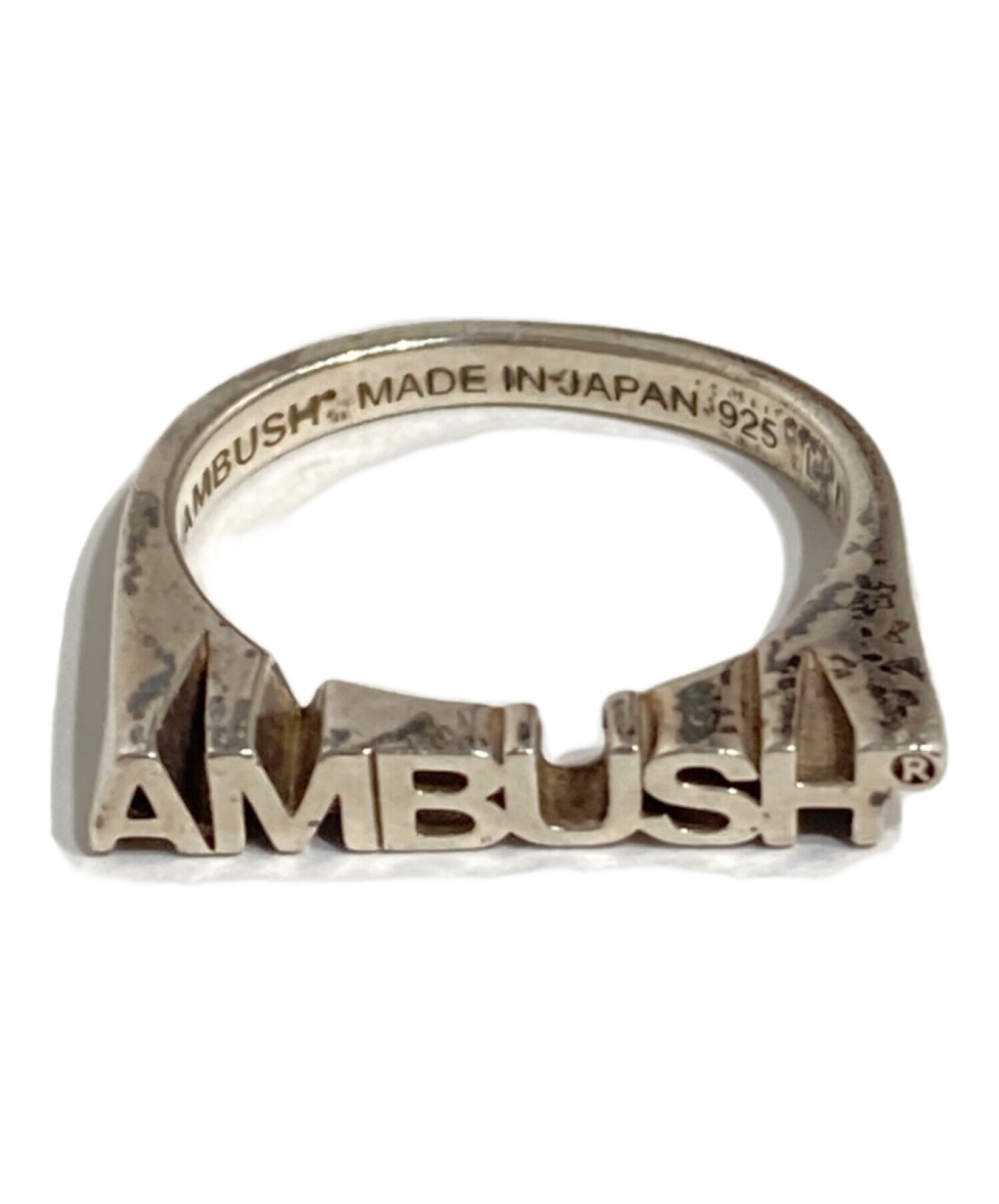 AMBUSH ロゴリング Lサイズ 17号 シルバー925 アンブッシュ 中古・古着通販】AMBUSH (アンブッシュ) ロゴリング サイズ