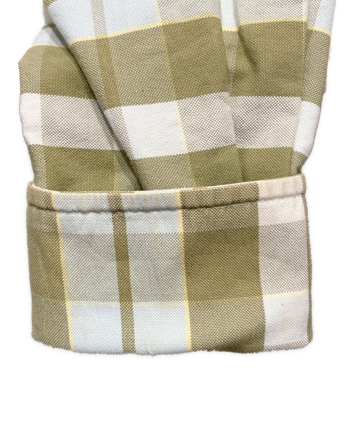 中古・古着通販】Thom Browne (トムブラウン) チェックシャツ グリーン