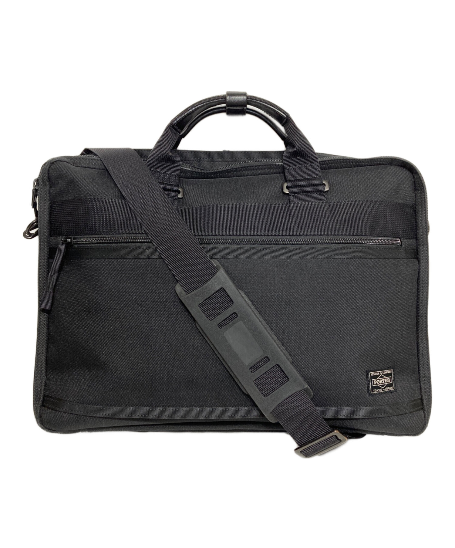 中古・古着通販】PORTER (ポーター) 2WAYブリーフケース ブラック