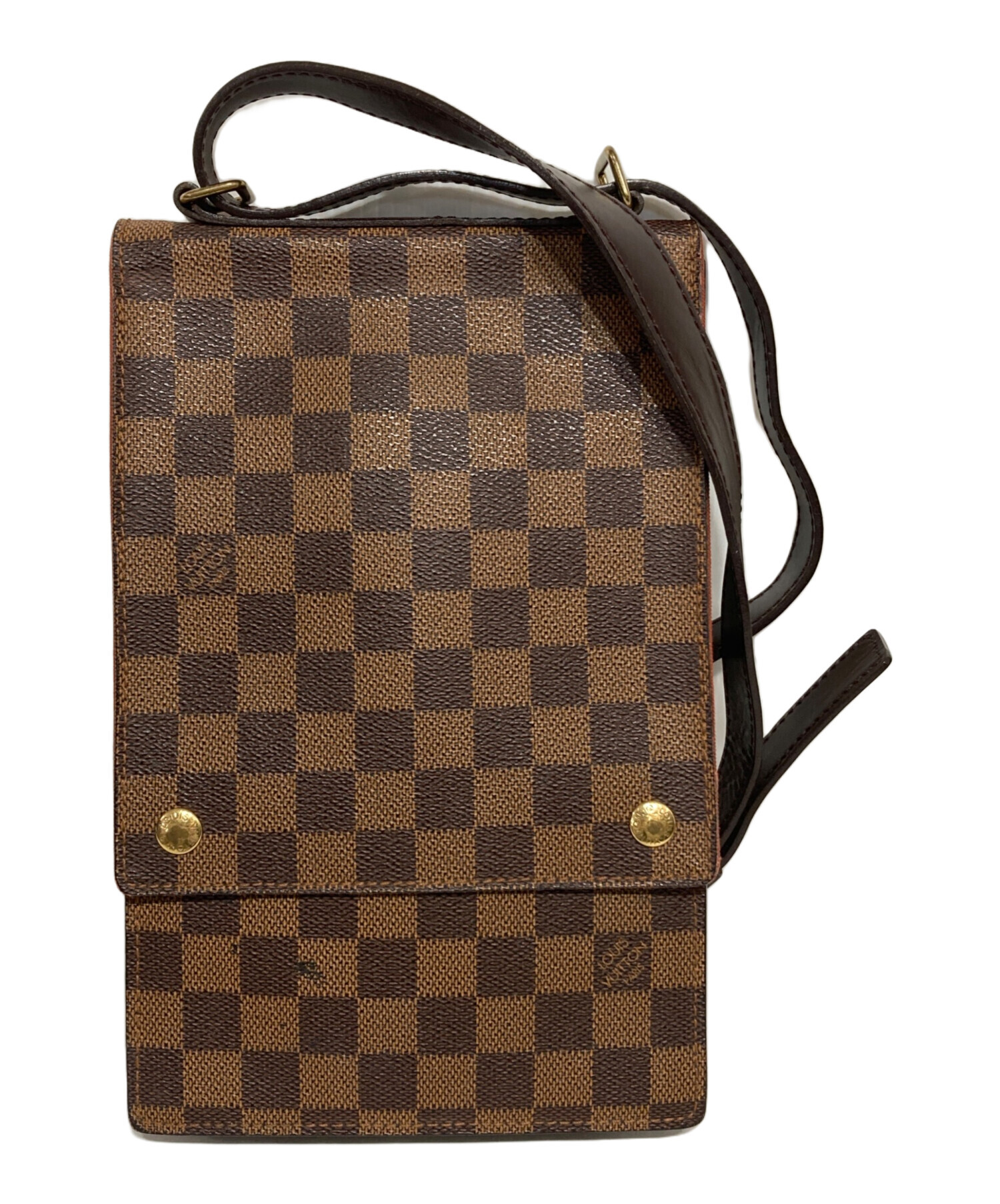 Louis Vuitton ショルダーバッグ ブラウン 中古・古着通販】LOUIS VUITTON (ルイ ヴィトン) ショルダーバッグ