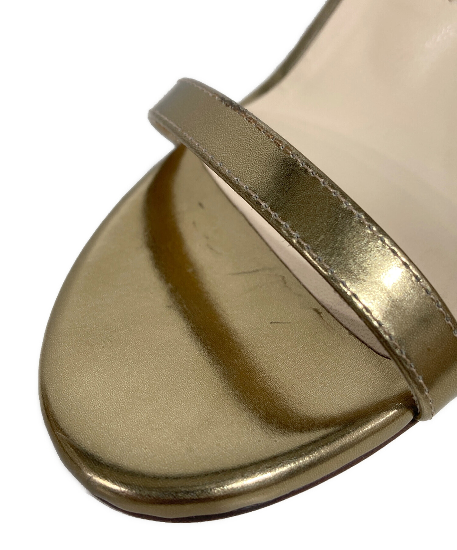 中古・古着通販】JIMMY CHOO (ジミーチュウ) ヒールパンプス ゴールド