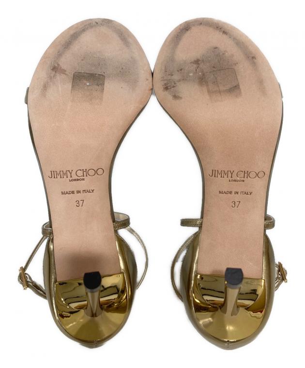 中古・古着通販】JIMMY CHOO (ジミーチュウ) ヒールパンプス ゴールド