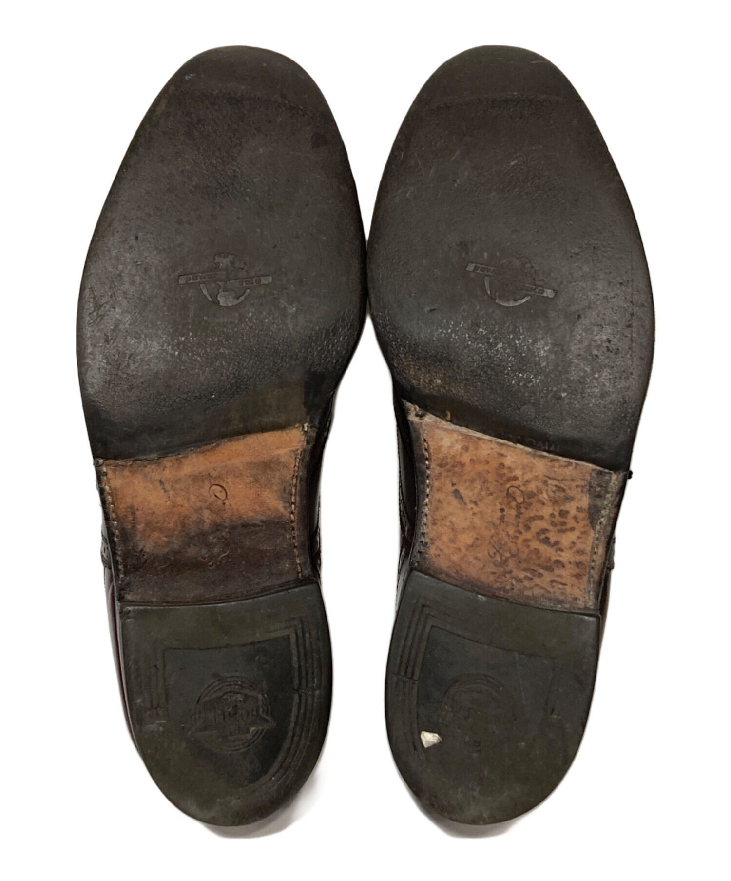 FRORSHEIM ウイングチップ レザー シューズ 内羽根 10D 古着 中古・古着通販】Florsheim (フローシャイム) 内羽根 レザーウイング