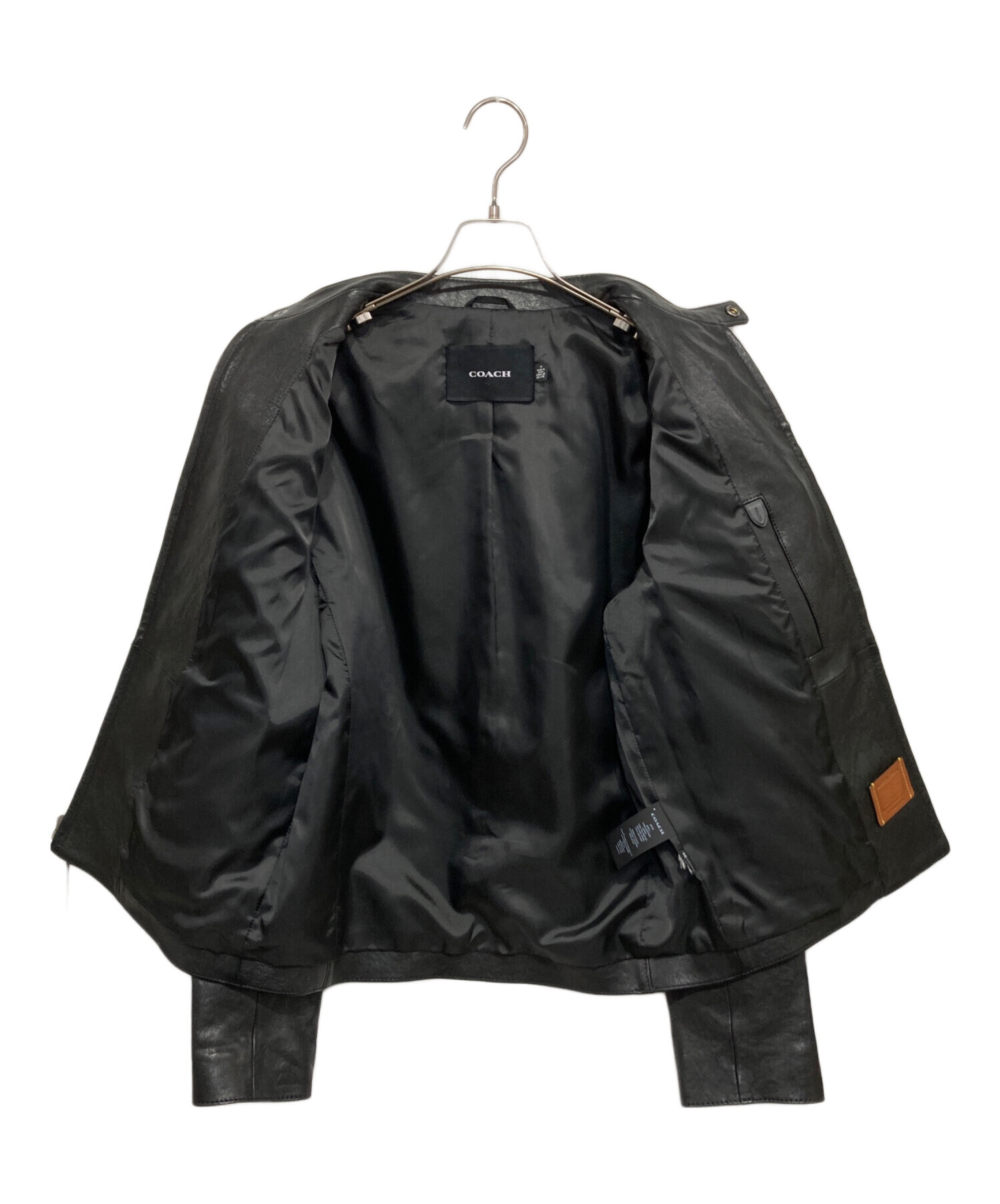 中古・古着通販】COACH (コーチ) ラムレザー ライダースジャケット