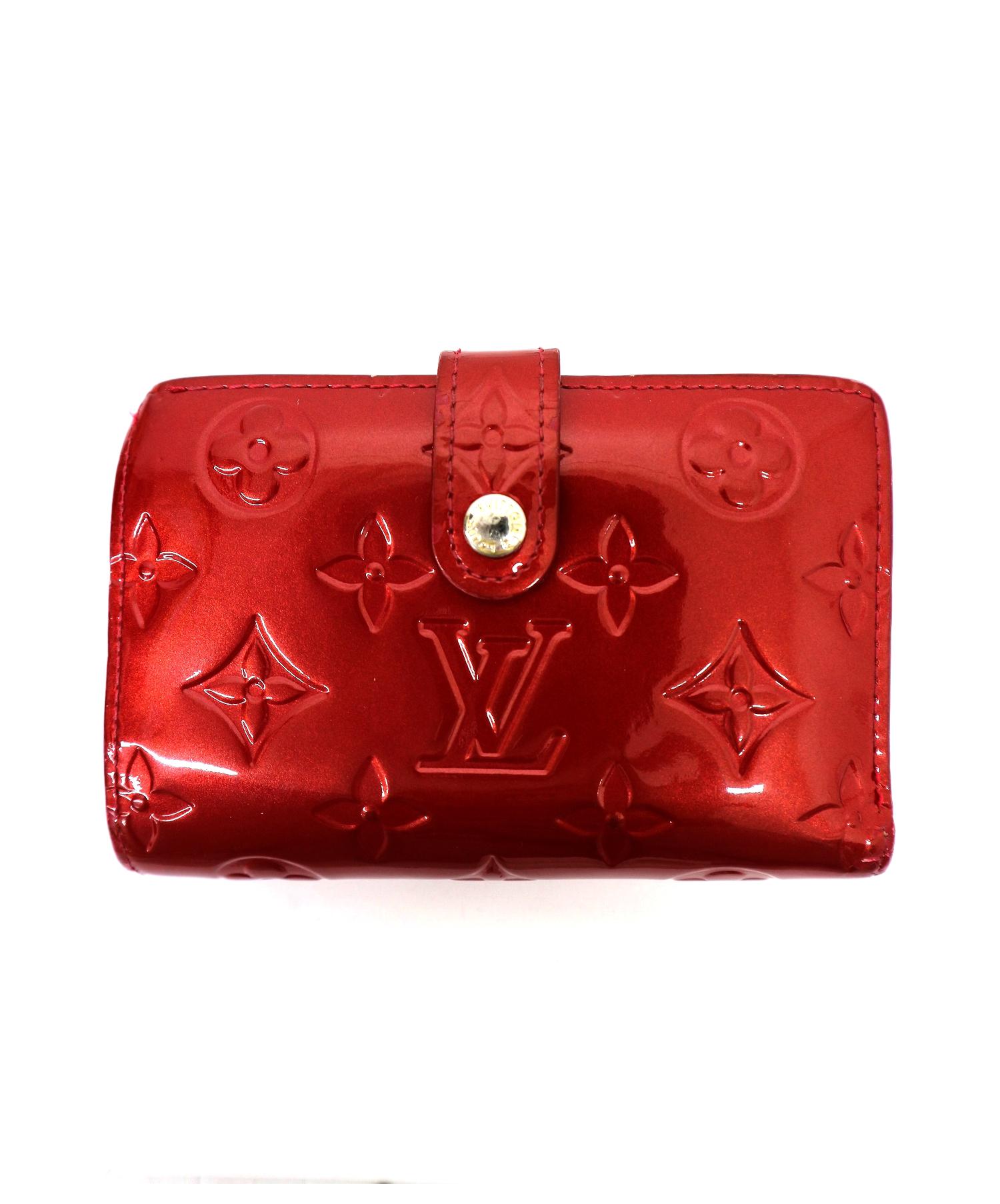 中古・古着通販】LOUIS VUITTON (ルイヴィトン) 2つ折り財布 レッド