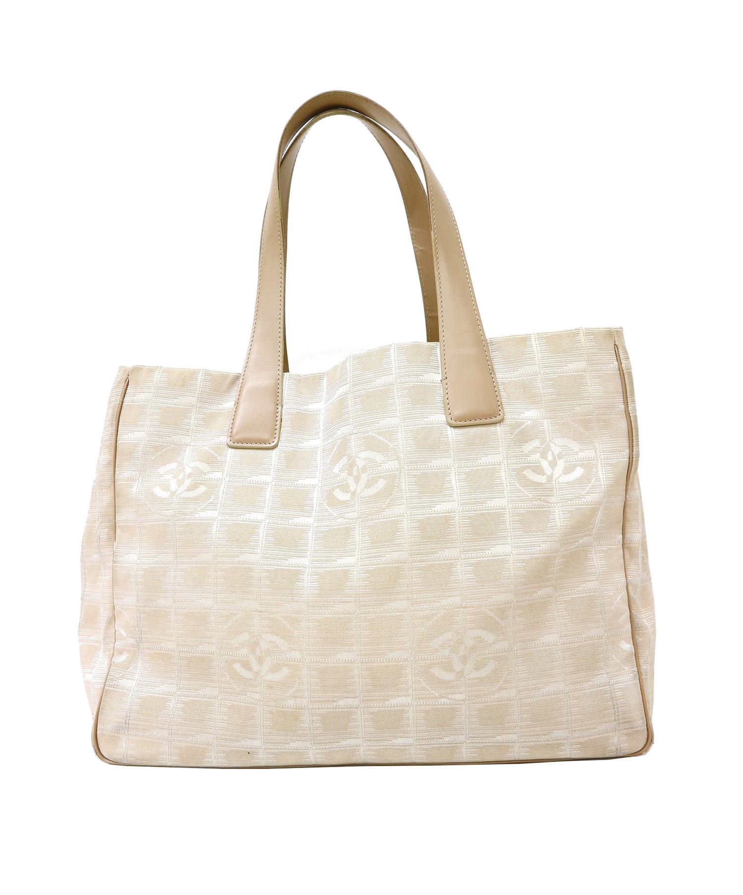 CHANEL シャネル　トラベルトートバッグ　ベージュ 中古・古着通販】CHANEL (シャネル) トートバッグ ベージュ ニュー