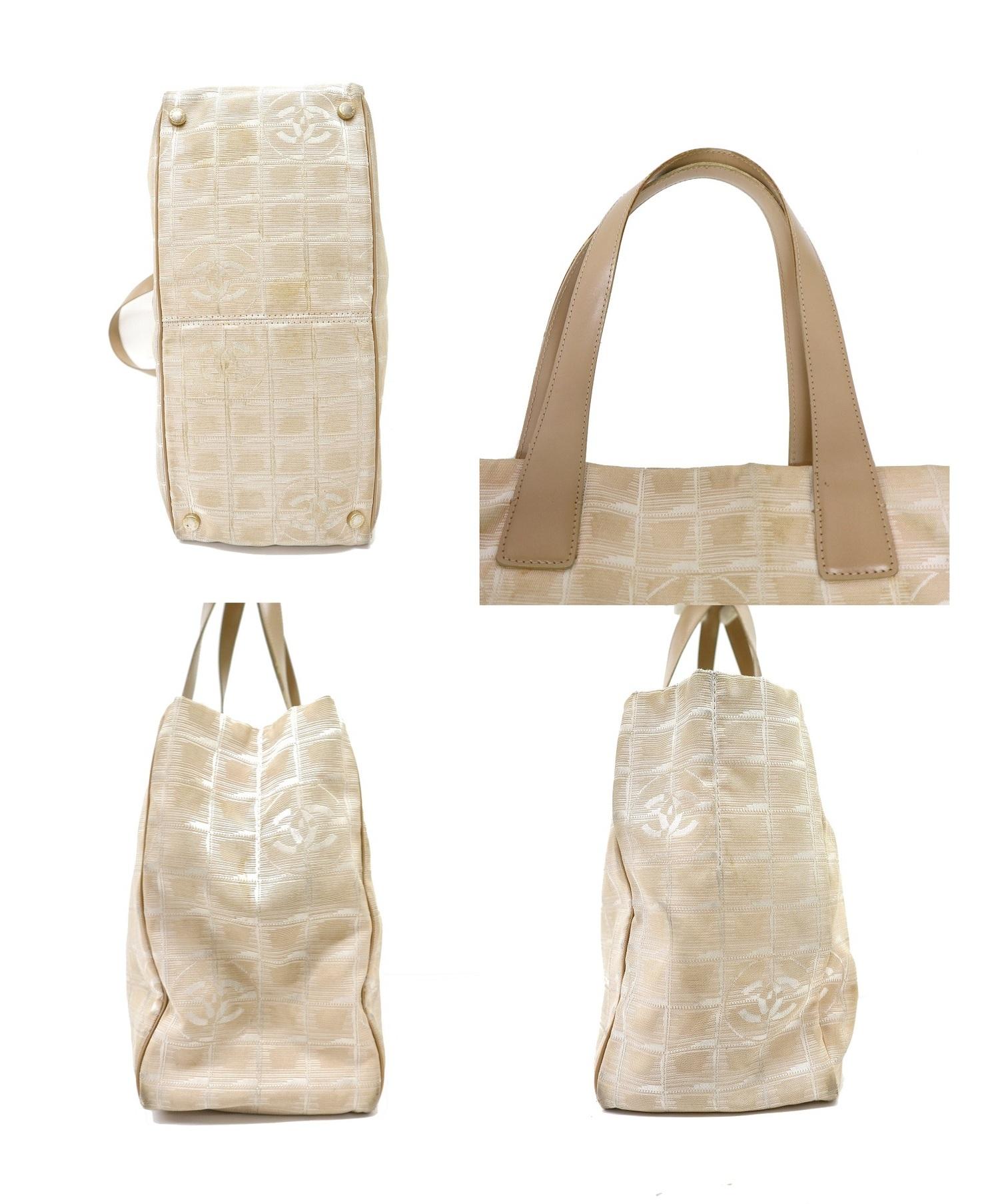 中古・古着通販】CHANEL (シャネル) トートバッグ ベージュ ニュー