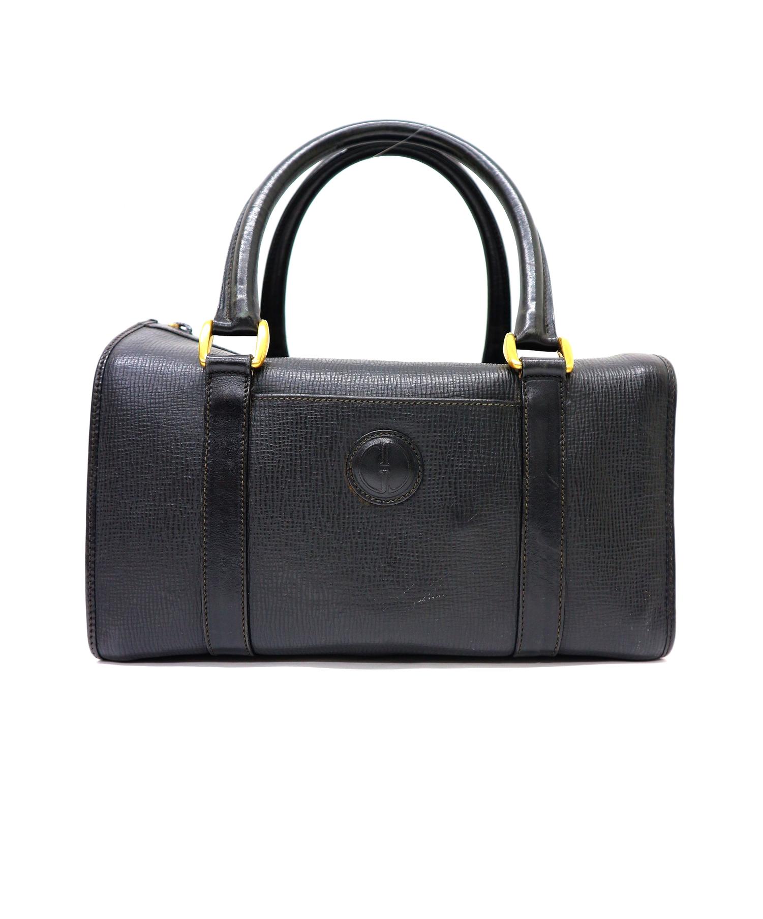 中古・古着通販】GUCCI (グッチ) レザーハンドバッグ ブラック 000・58 