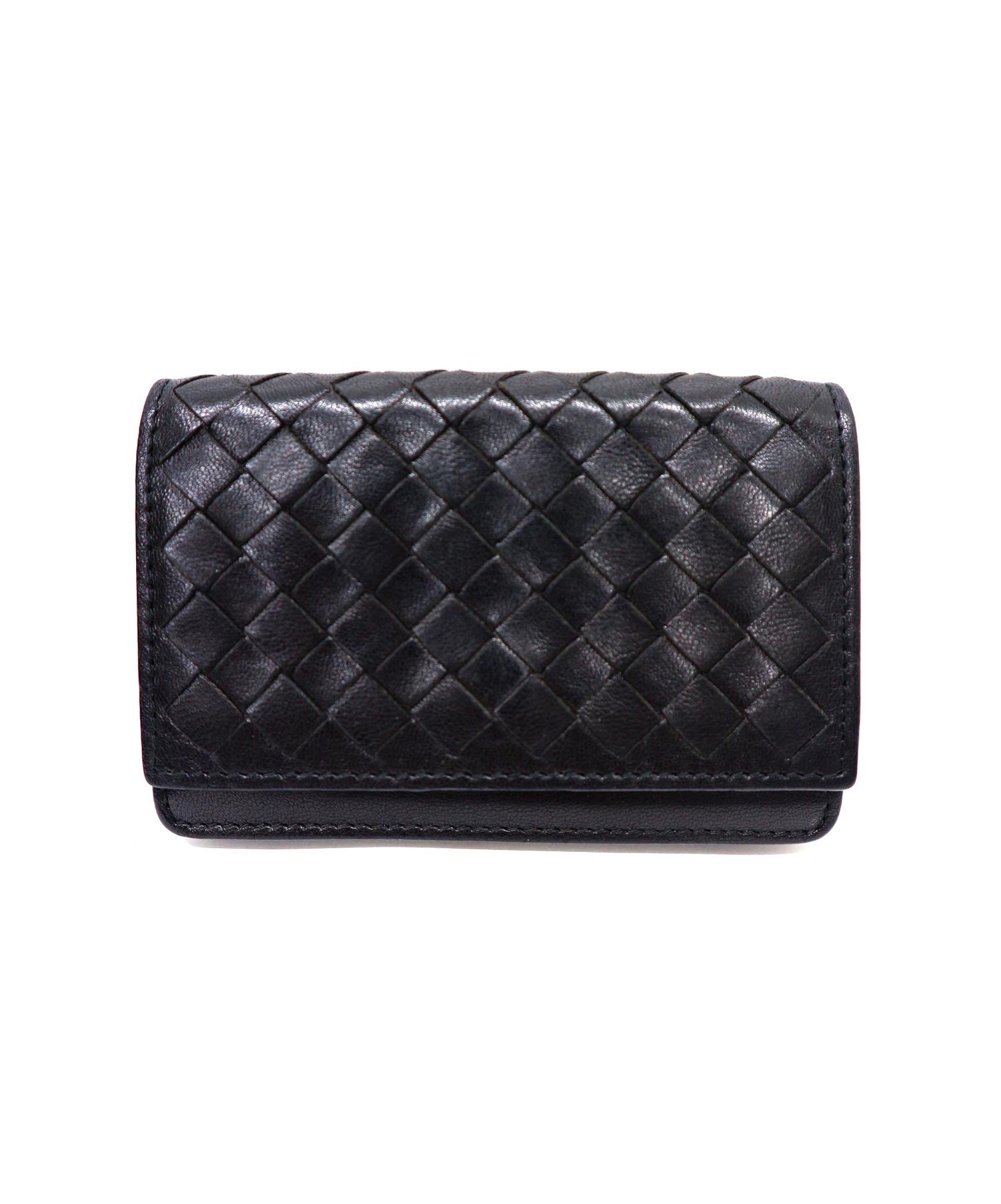 未使用✫BOTTEGA VENETA ケース 黒 中古・古着通販】BOTTEGA VENETA (ボッテガベネタ) カードケース