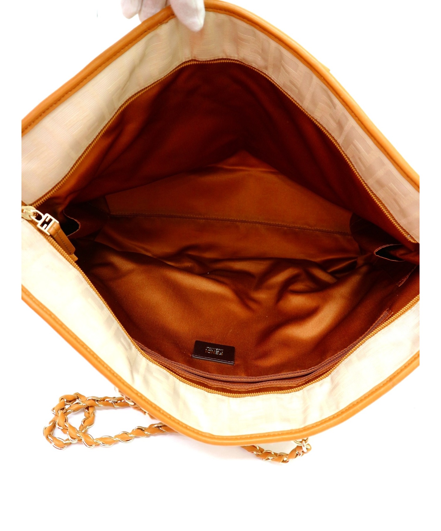 中古・古着通販】FENDI (フェンディ) ズッカ柄キルティングトート