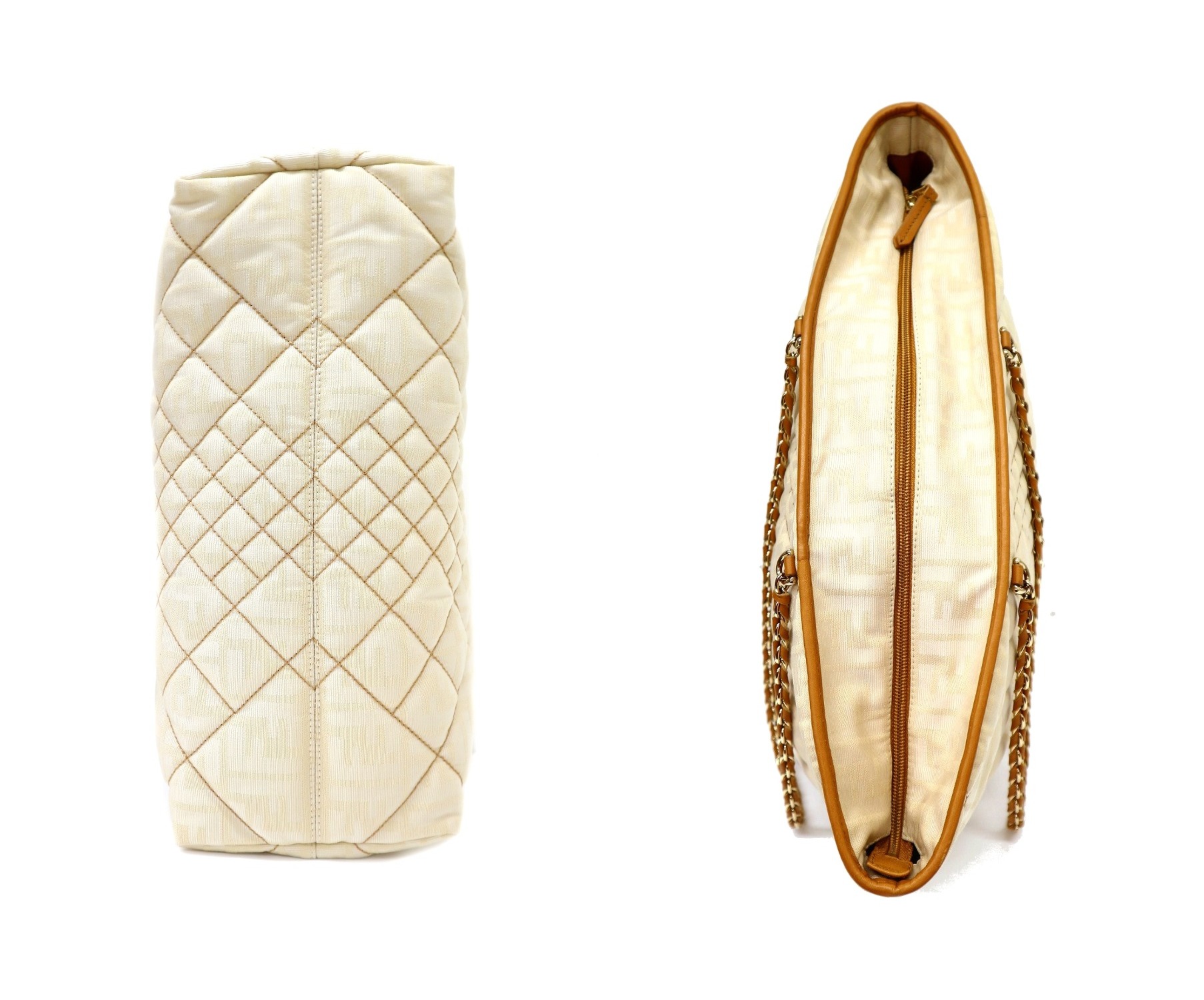 中古・古着通販】FENDI (フェンディ) ズッカ柄キルティングトート