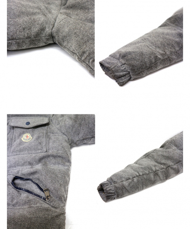 中古・古着通販】MONCLER (モンクレール) フード付ダウンジャケット 