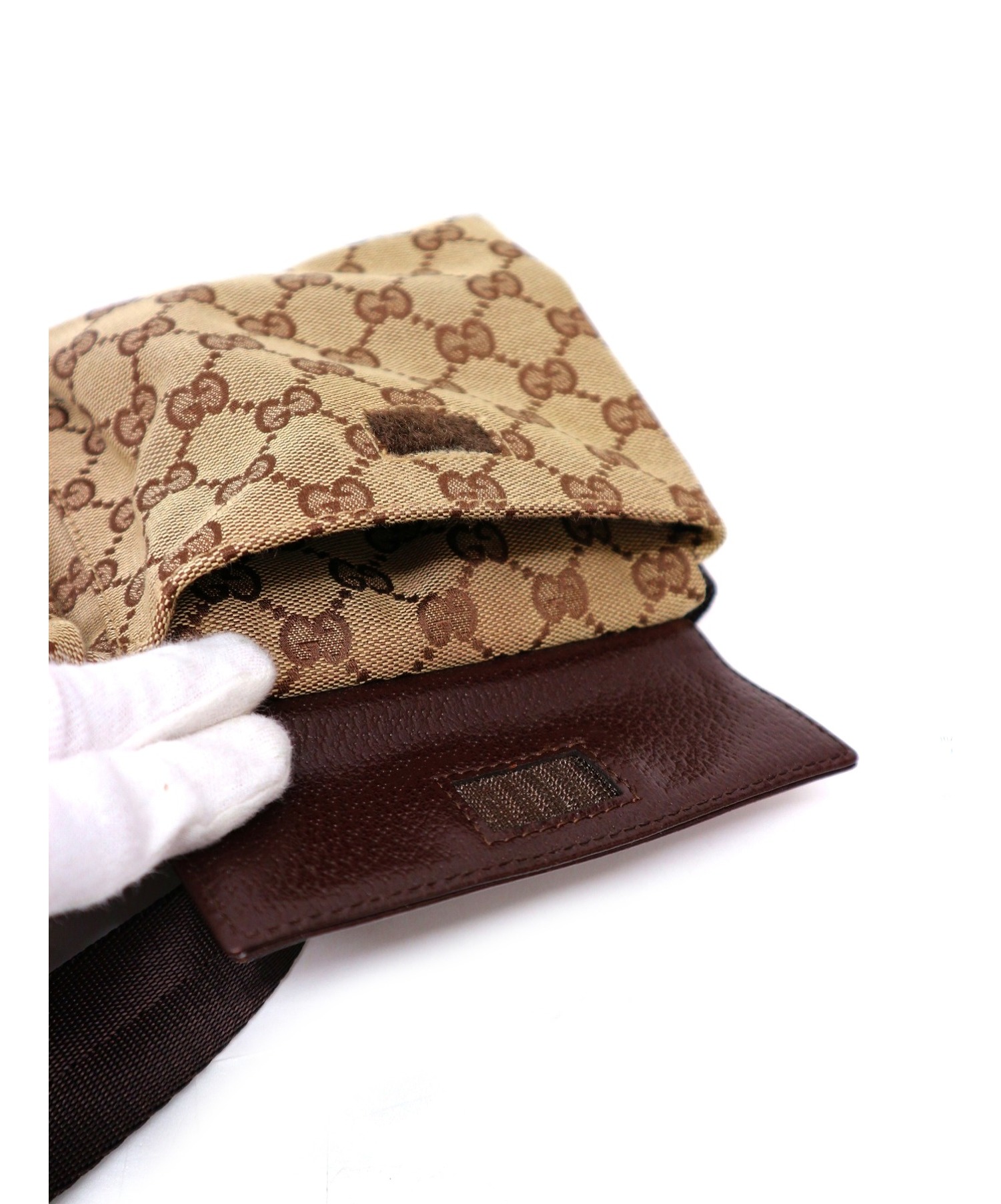 【未使用保管品】24ss GUCCI グッチ GG柄 ウェストポーチ 中古・古着通販】GUCCI (グッチ) GG柄ウエストポーチ/ボディー