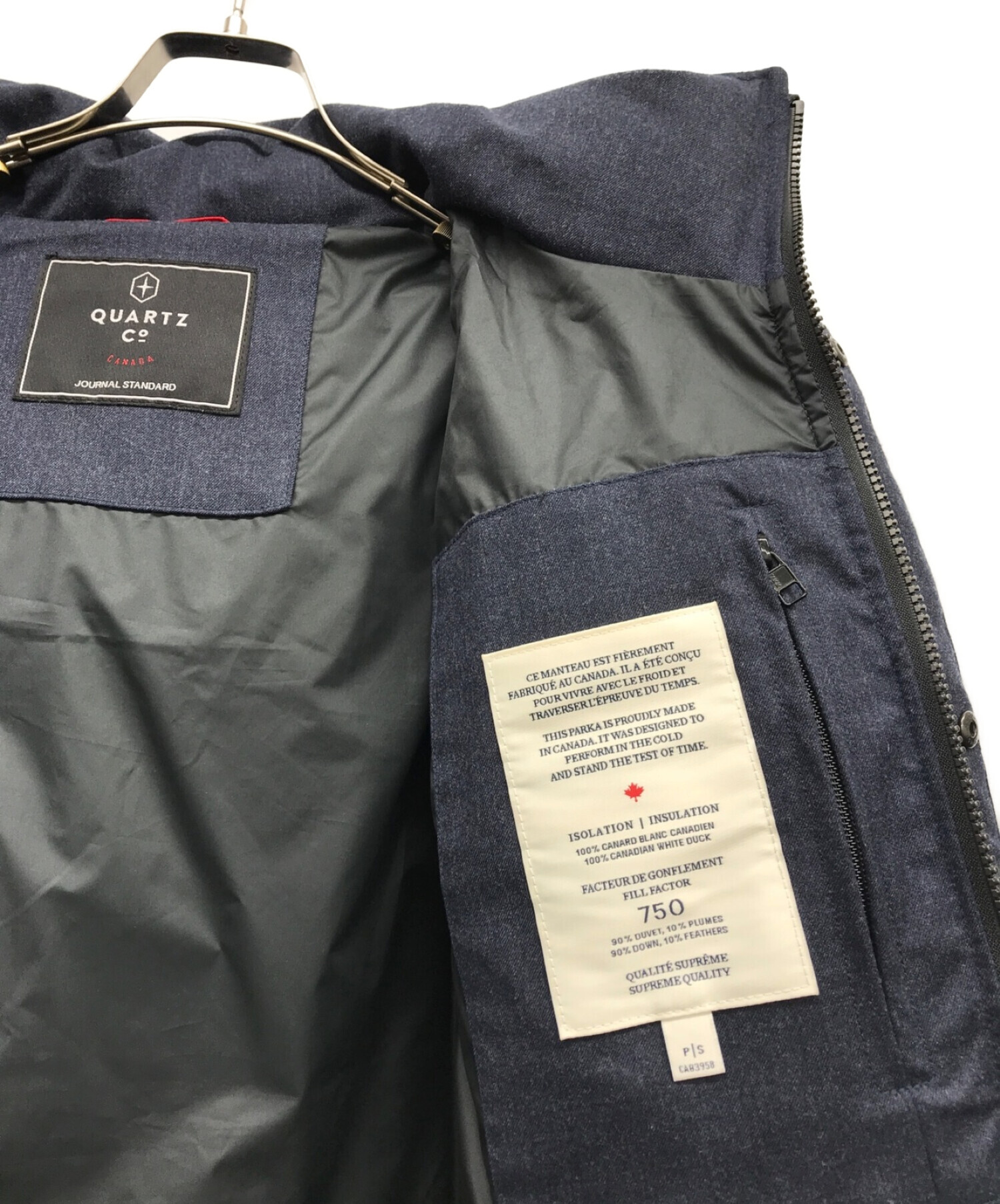 中古・古着通販】QUARTZco (クオーツコー) FALKNERダウンジャケット 