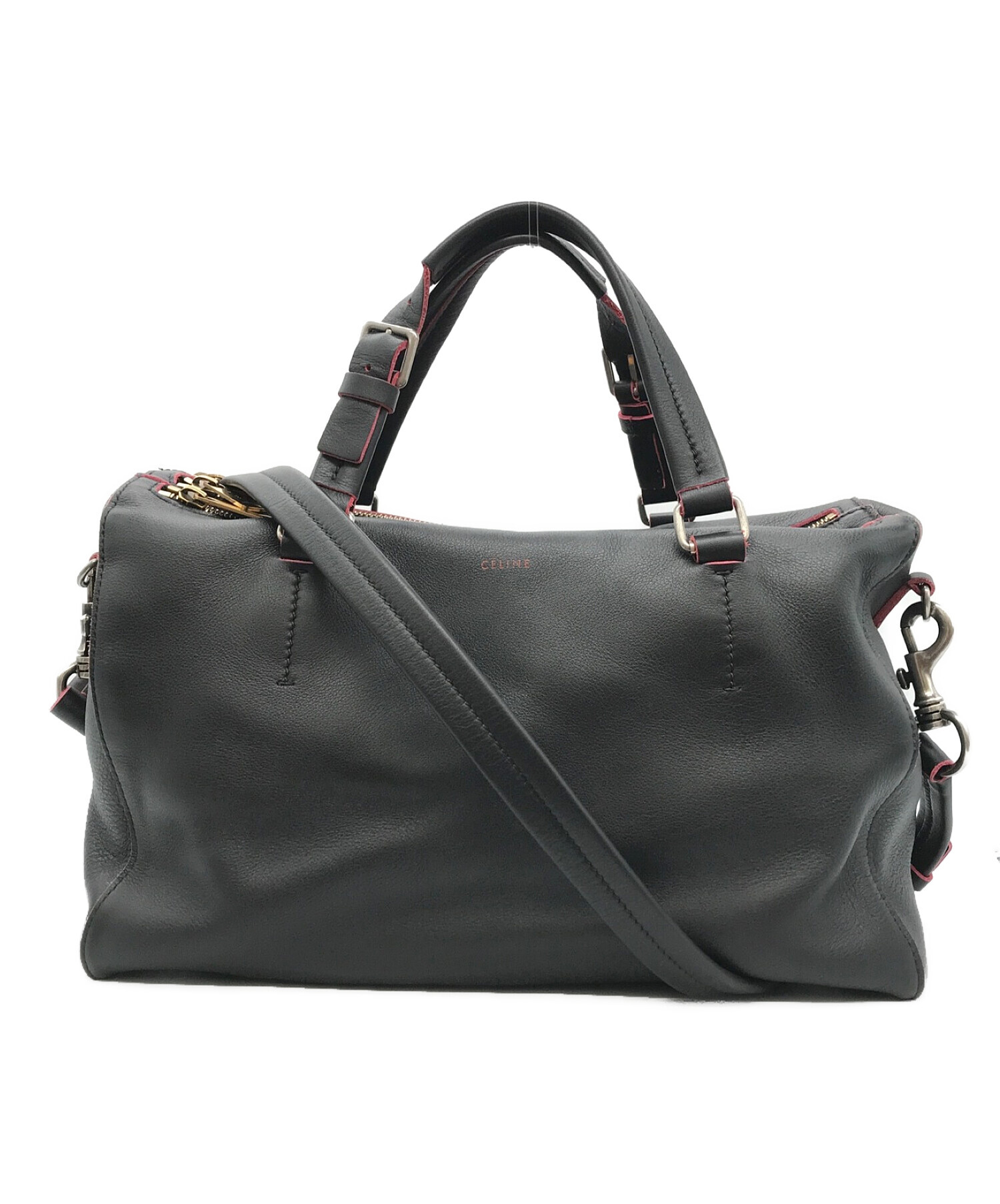 CELINE セリーヌ ボストンバッグ 極美品! CELINE セリーヌ マカダム CELINE セリーヌ ボストンバッグ 極美品! CELINE セリーヌ マカダム