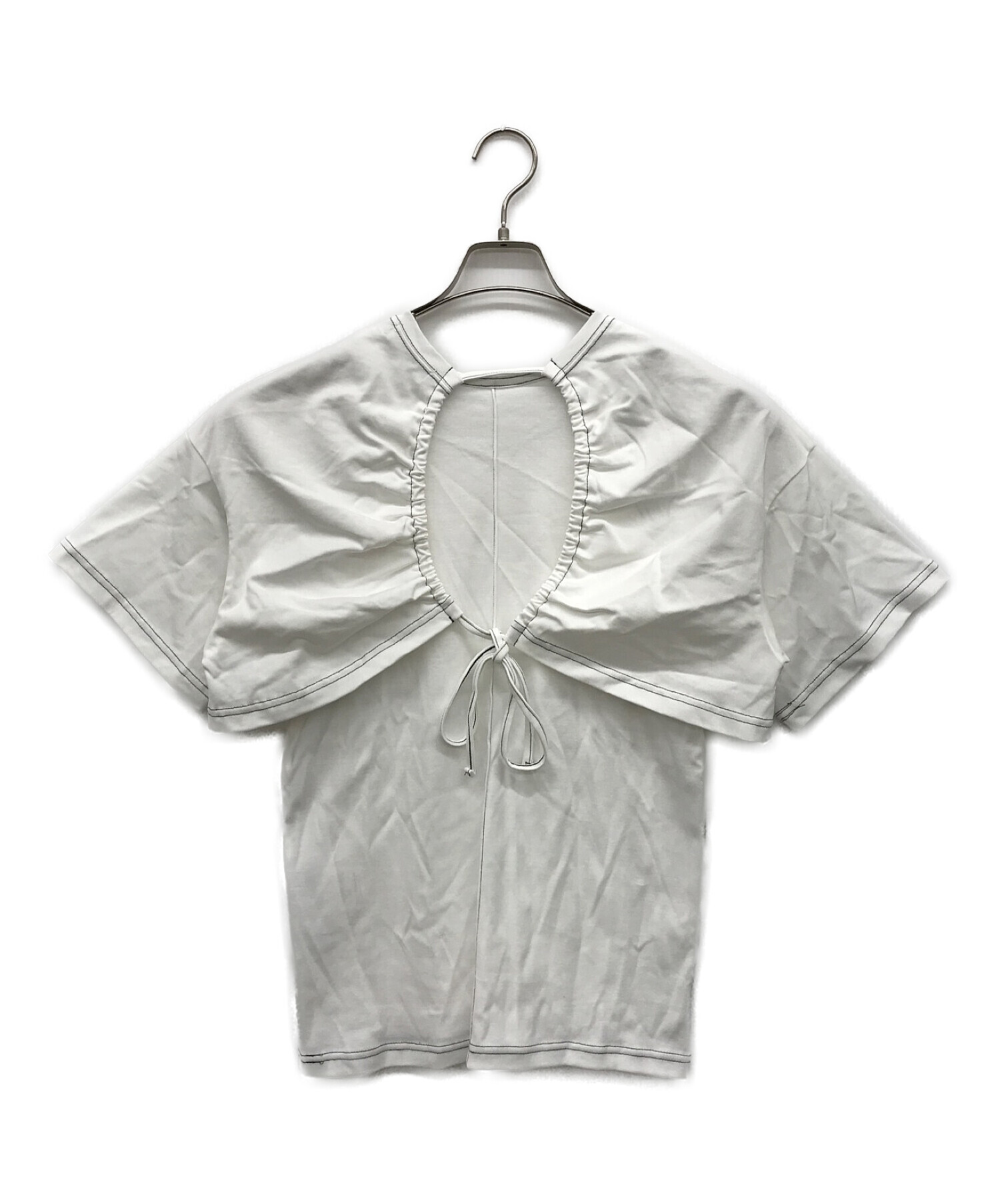 Maison Special フリル付きホワイトタンクトップ 中古・古着通販】MAISON SPECIAL (メゾンスペシャル) 2WAYレイヤード