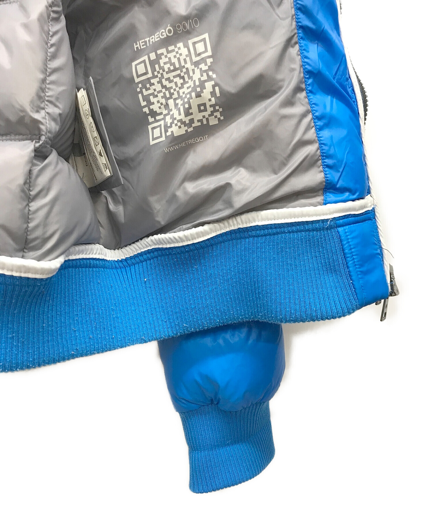 中古・古着通販】HETREGO (エトレゴ) ダウンジャケット ブルー サイズ