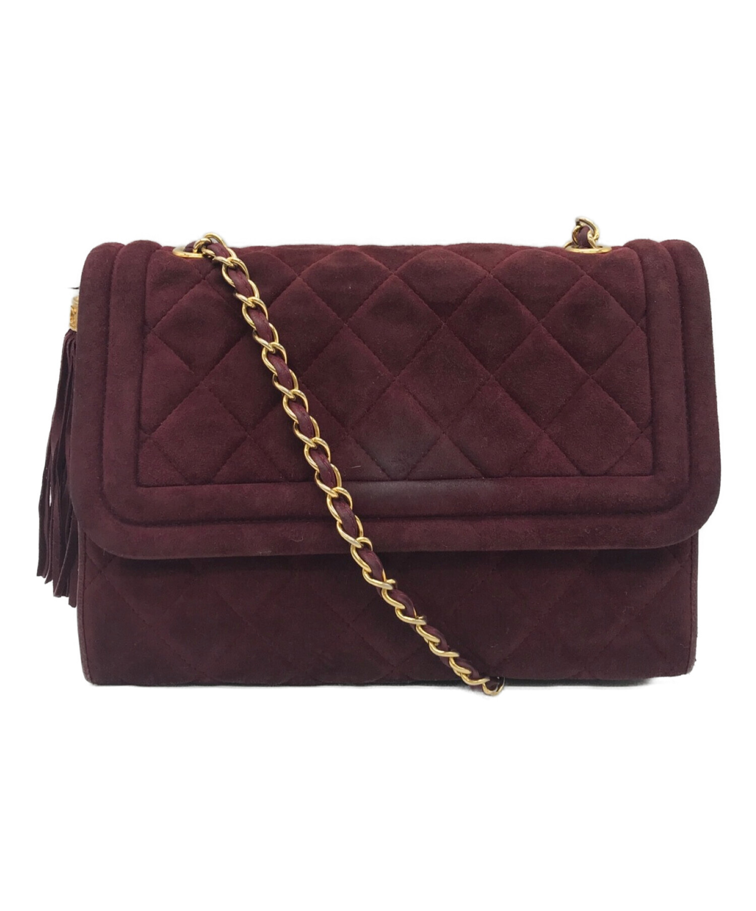 中古・古着通販】CHANEL (シャネル) フリンジショルダーバッグ 