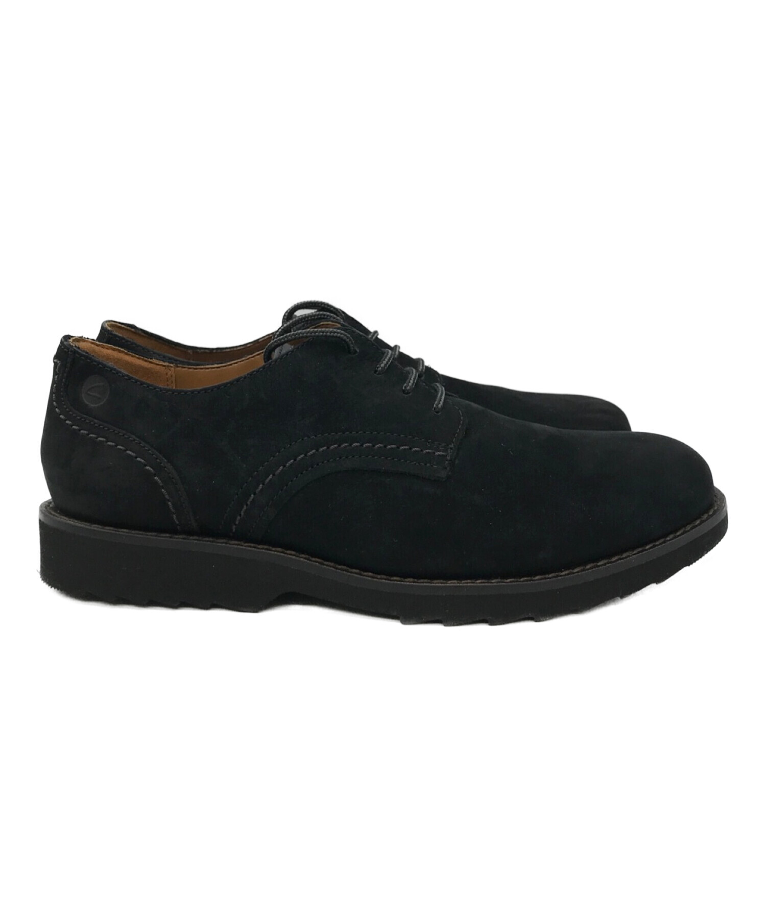 Clarks / シューズ/24.5cm/BLK/スウェード/61547155 中古・古着通販】CLARKS (クラークス) スウェードシューズ ブラック