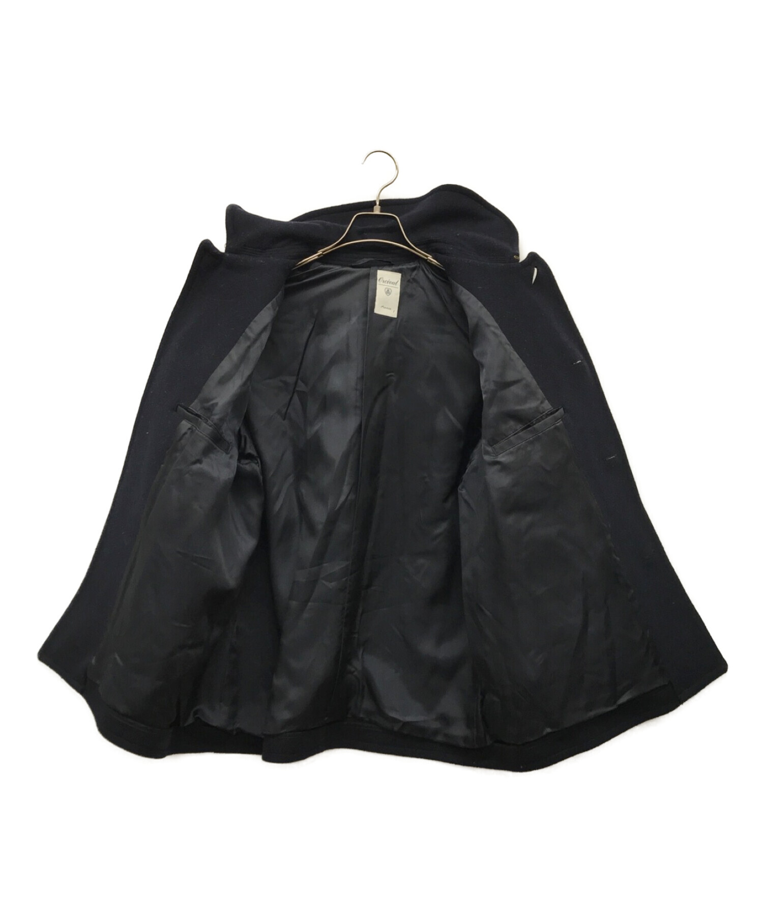 オーシバル ドロップショルダーメルトン ショートコート